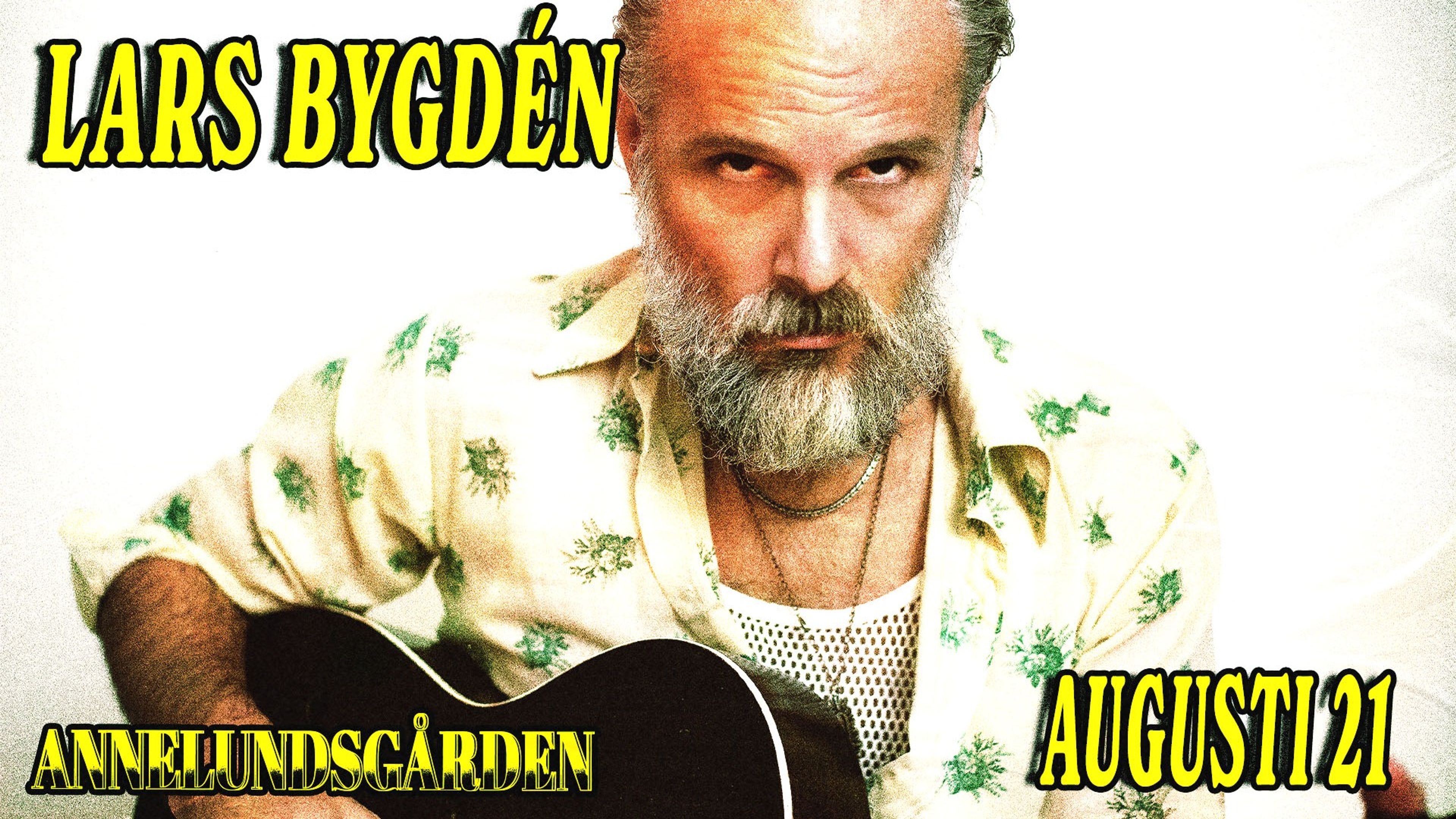 Promotional graphic for LARS BYGDÉN