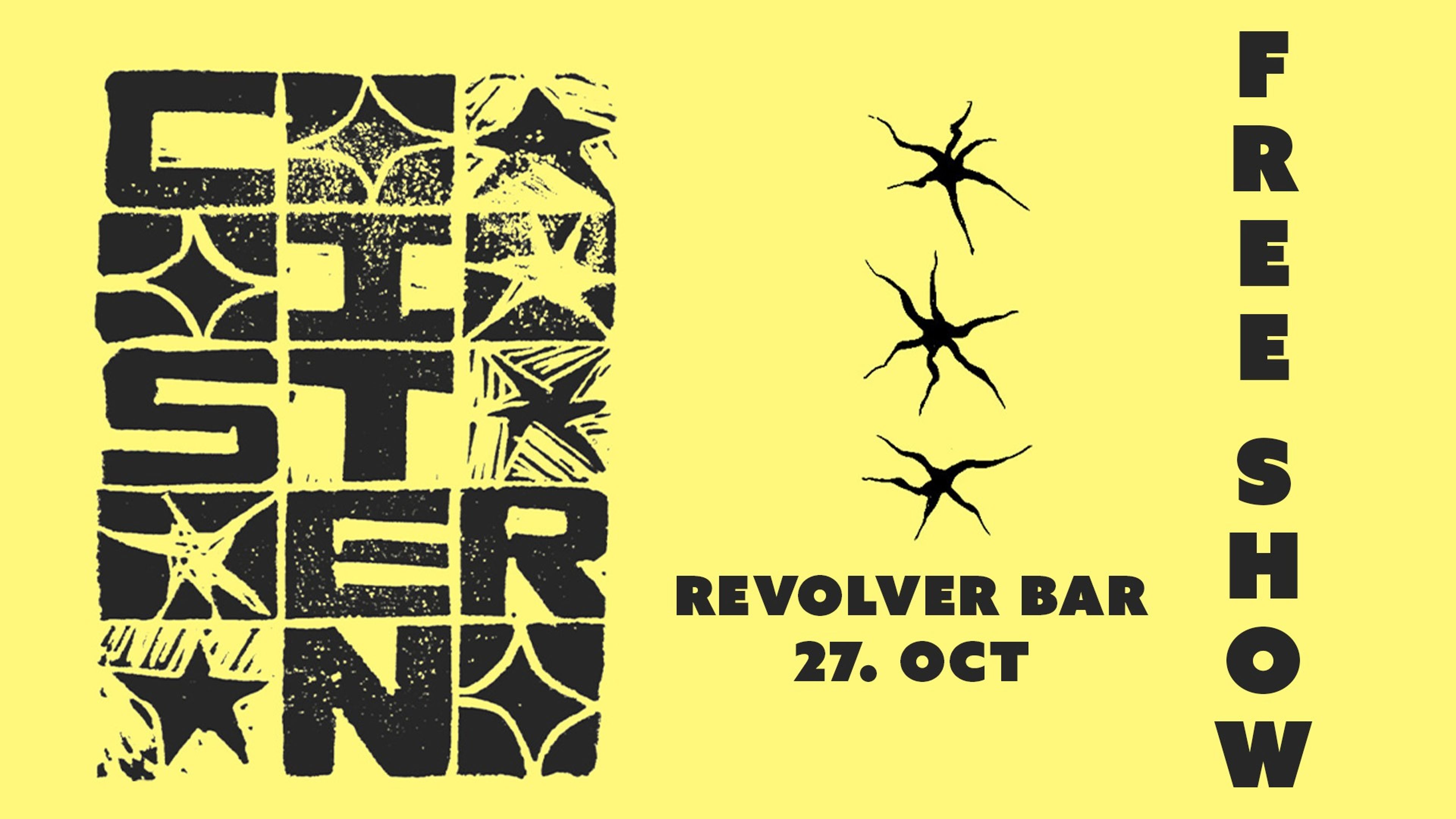 Promotional graphic for Cistern (CA)  // FREE SHOW