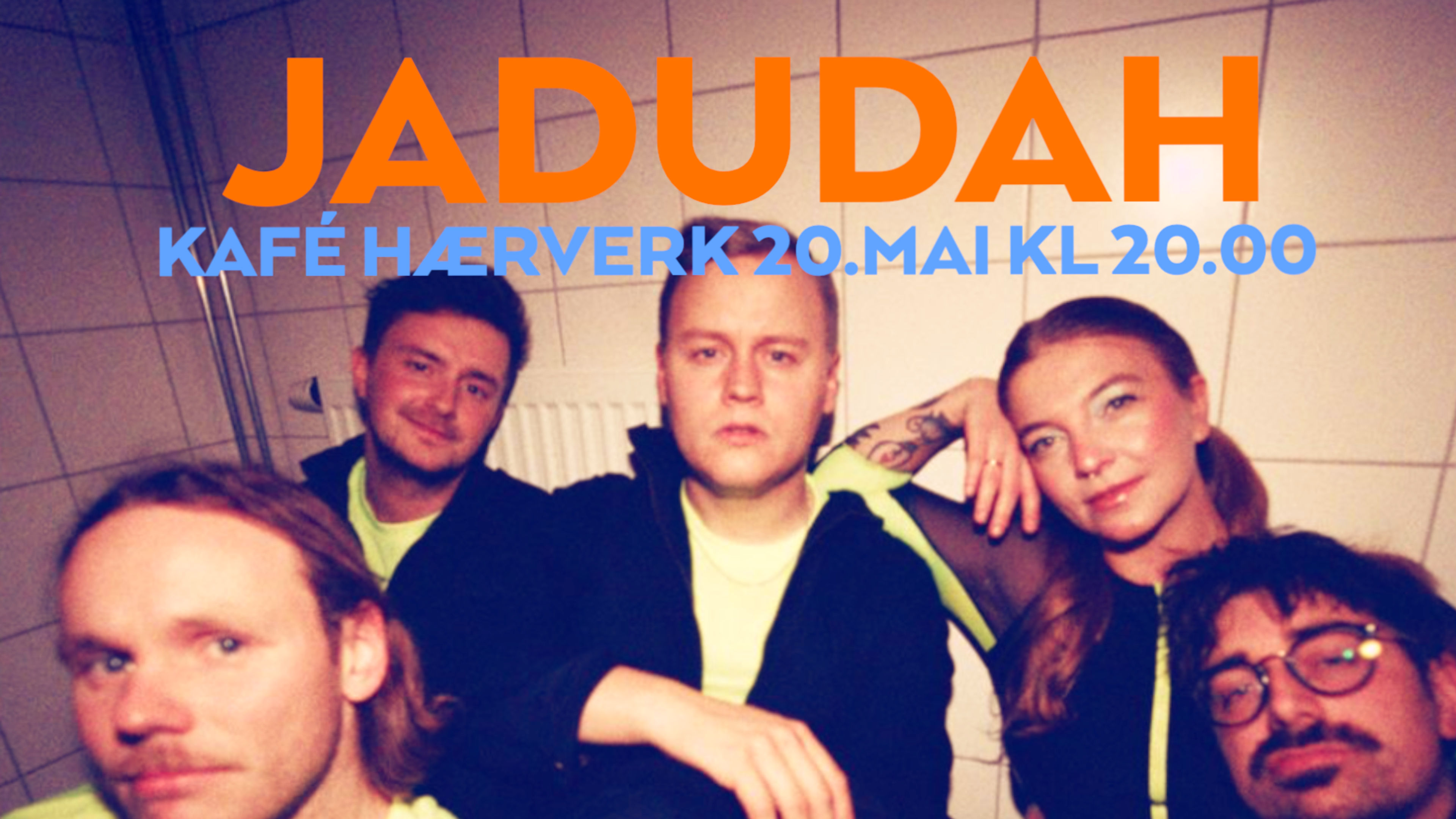 Promotional graphic for JADUDAH Release // Kafé Hærverk