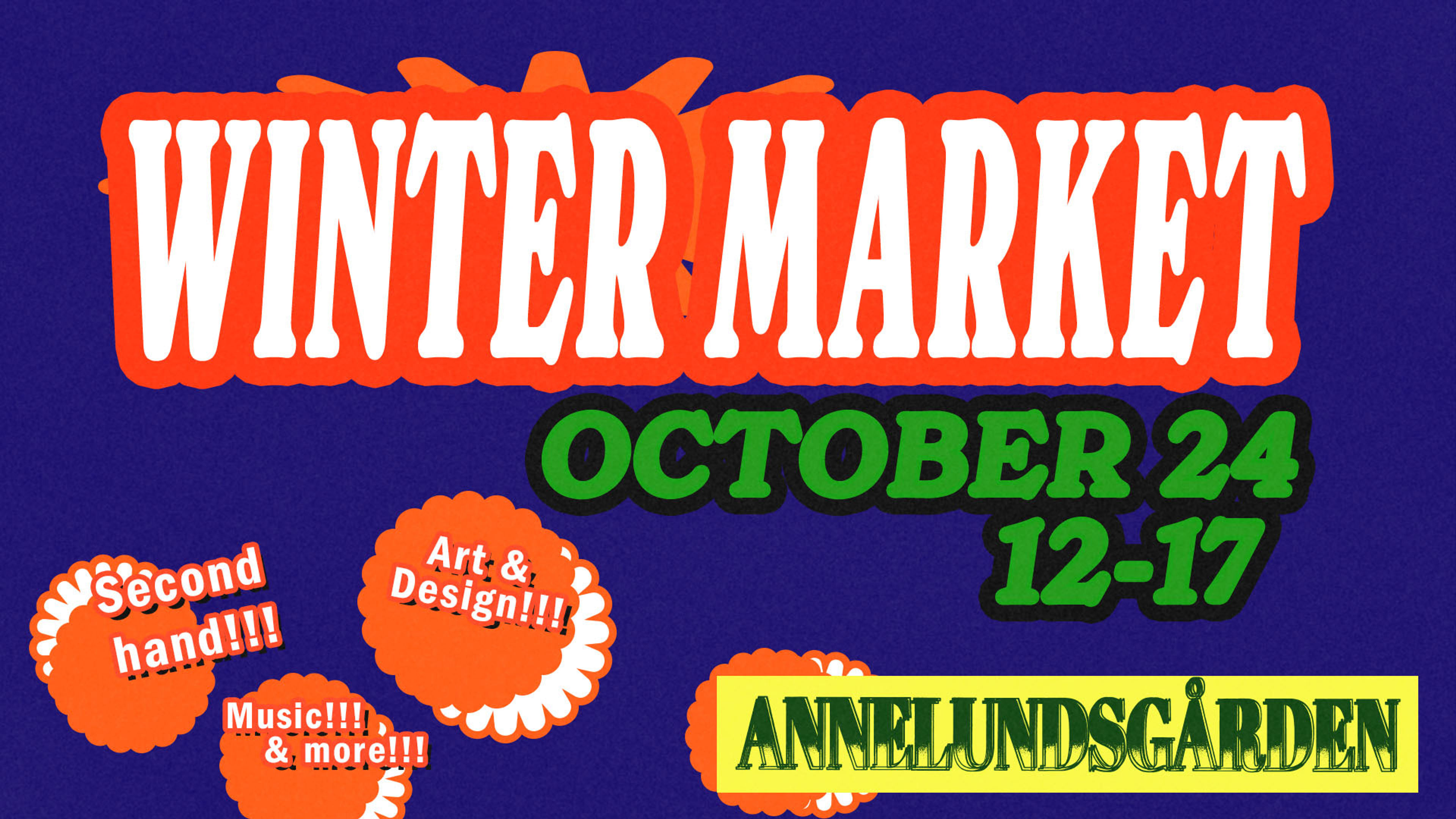 Promotional graphic for Winter Market!