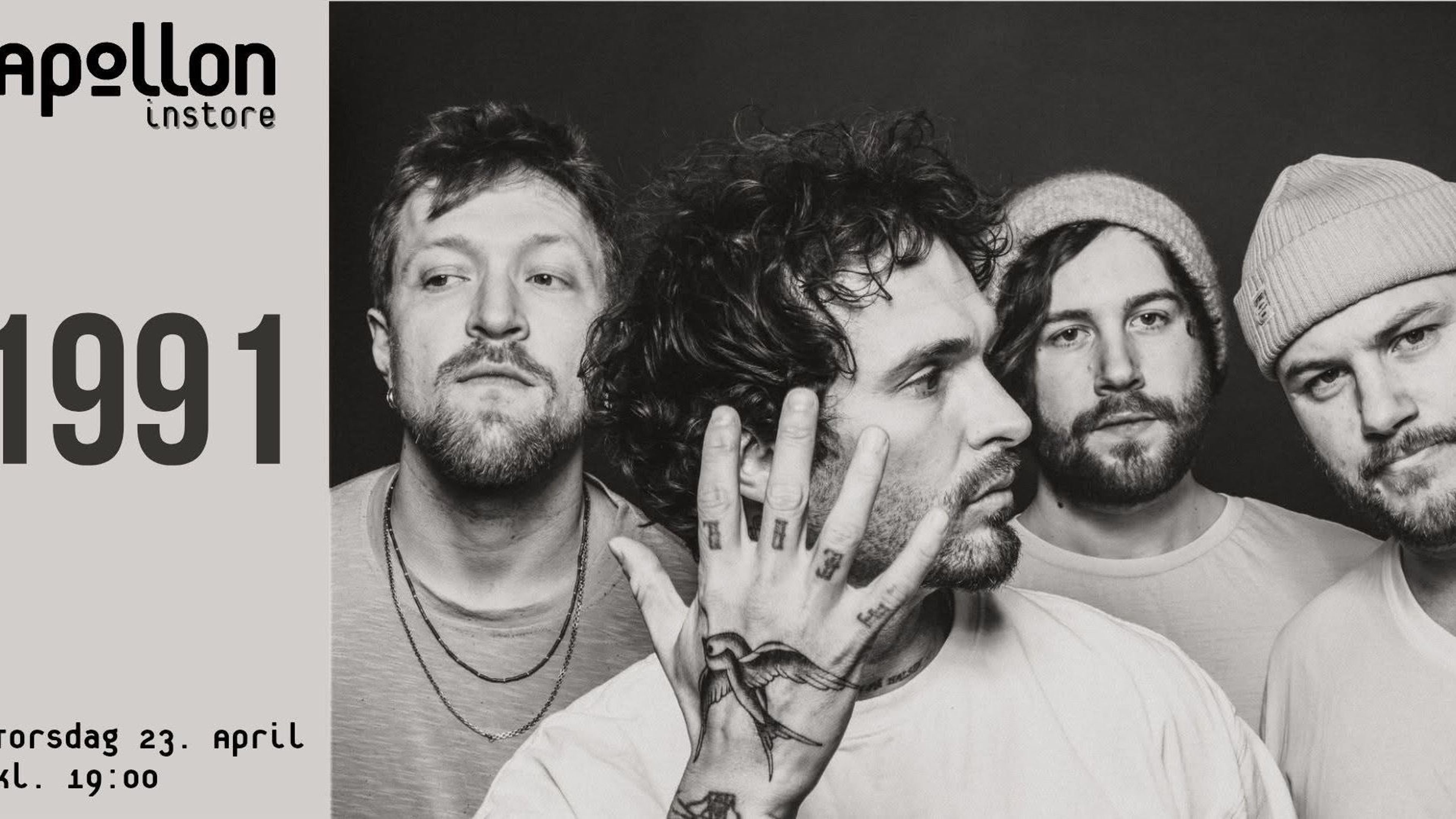 Promotional graphic for Apollon InStore: 1991