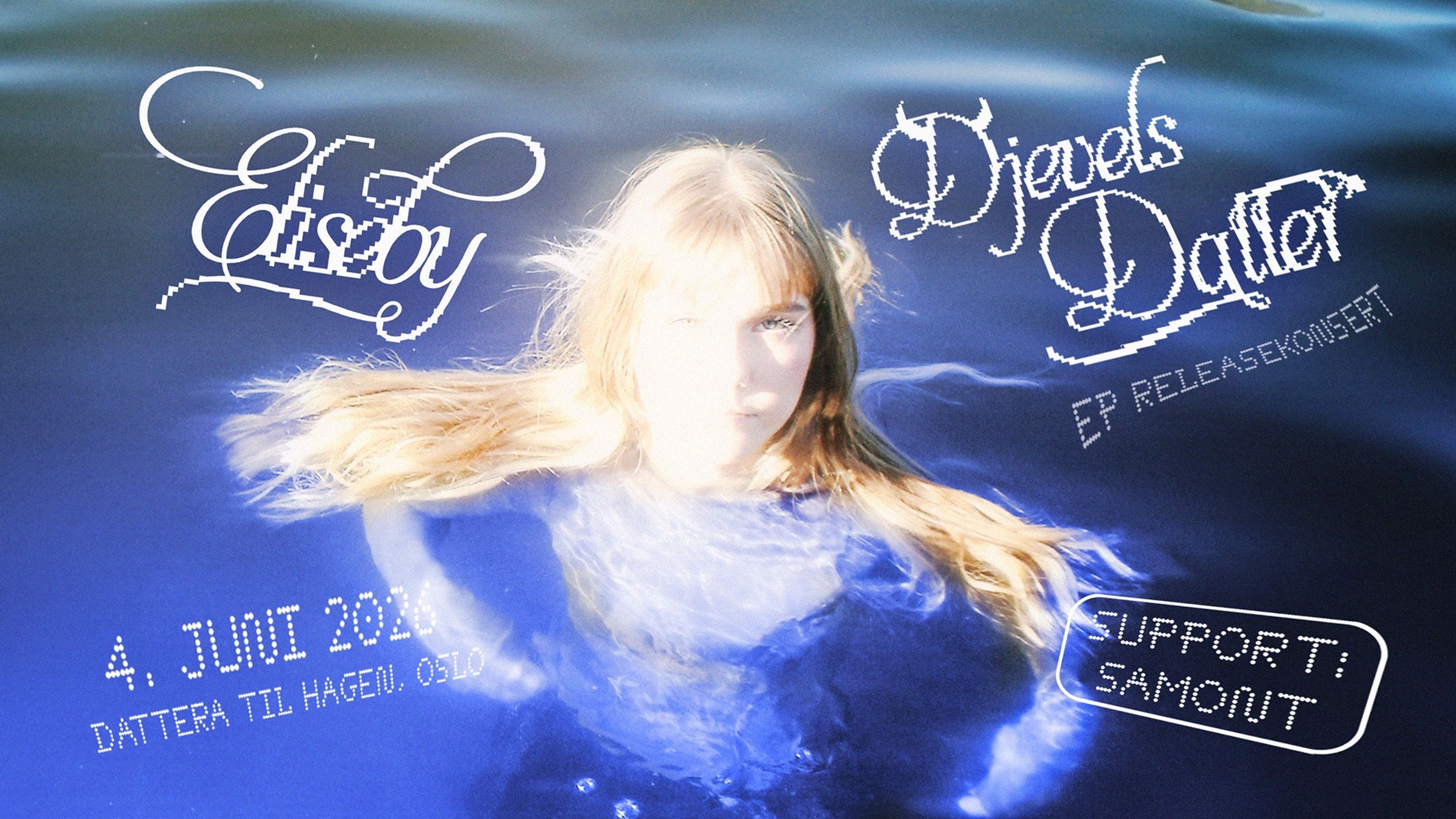 Promotional graphic for Eliseby + support: Samont