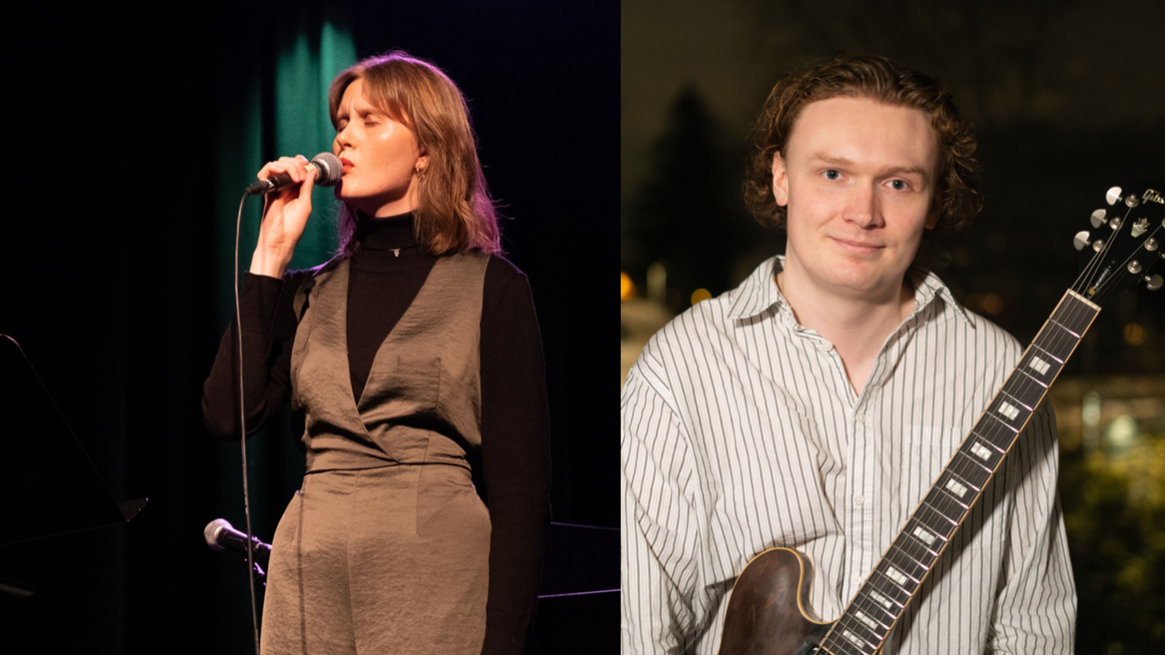 Promotional graphic for Ella Rørstad og Joachim Lyche // Papirfly