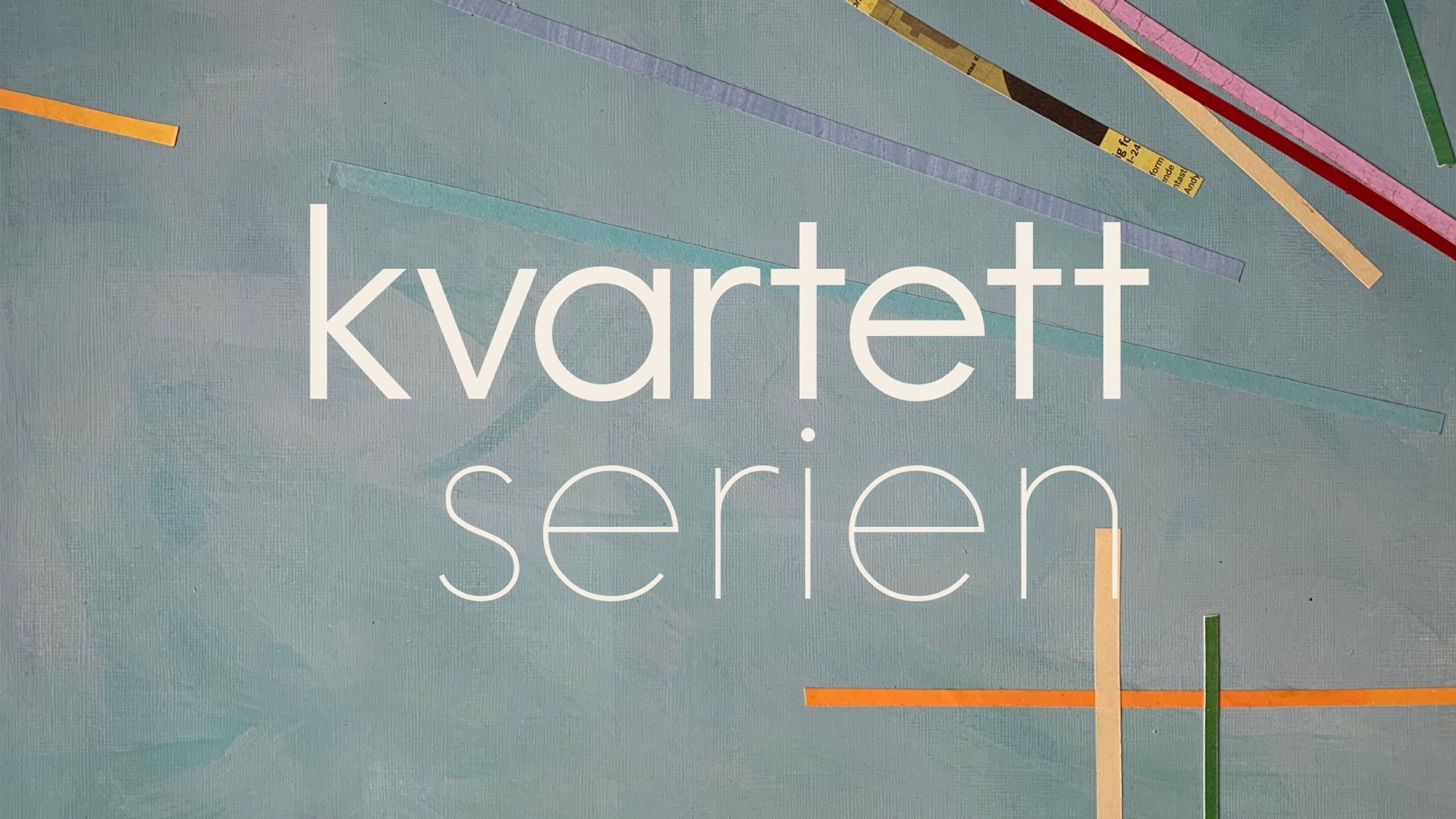 Promotional graphic for Kvartettserien: Programlansering, sesong 26/27