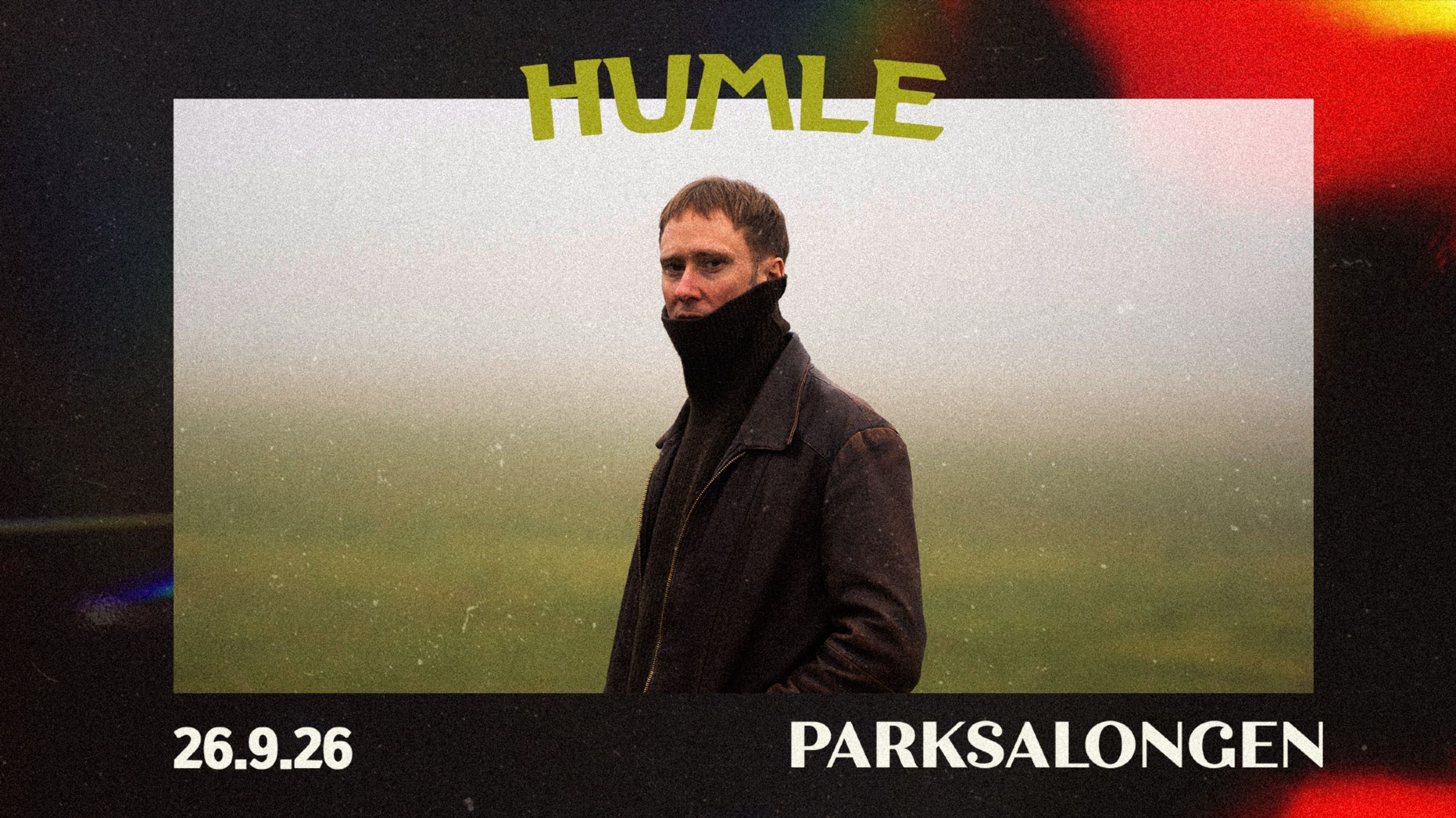 Promotional graphic for Humle // Release: redd hver gang jeg tror jeg skal dø