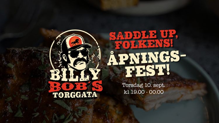 Åpningsfest av Billy Bob’s på Torggata