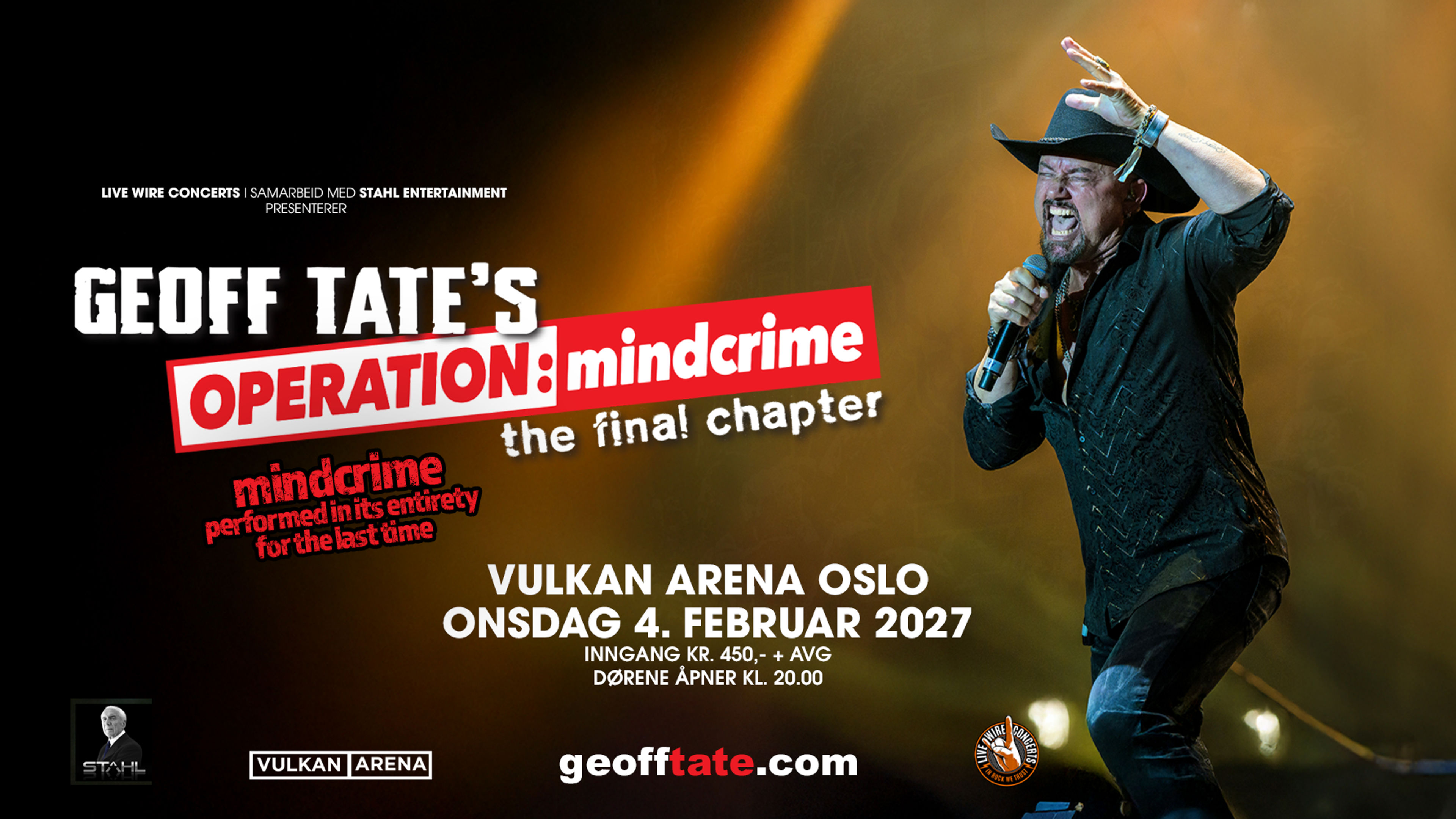 Promotiv grafikk for Geoff Tate