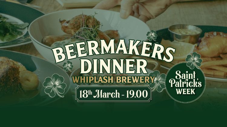 Beermakers Dinner med Whiplash Brewery