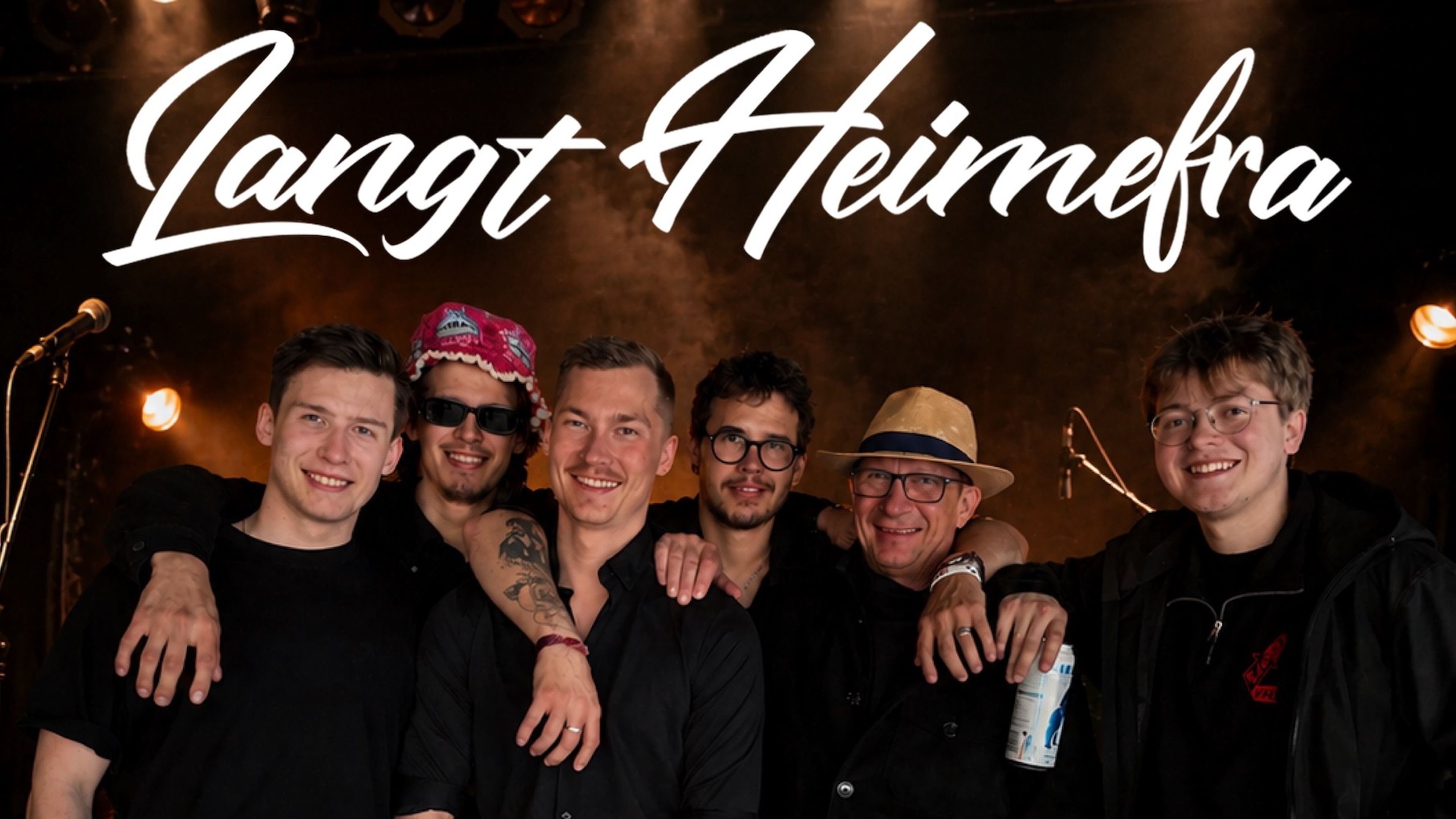 Promotional graphic for LANGT HEIMEFRA