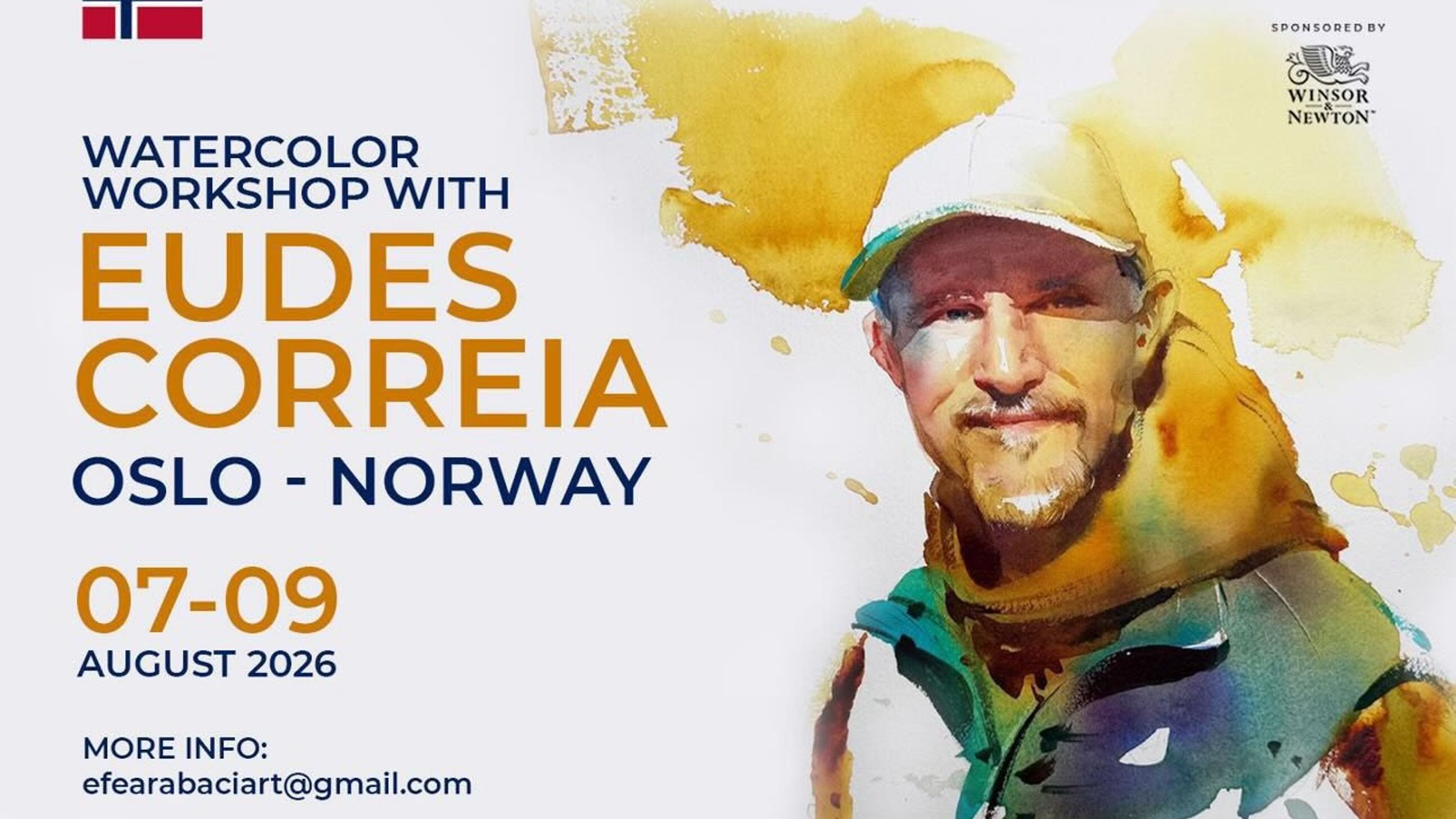 Promotional graphic for EUDES CORREIA OSLO WORKSHOP // Luftwerket