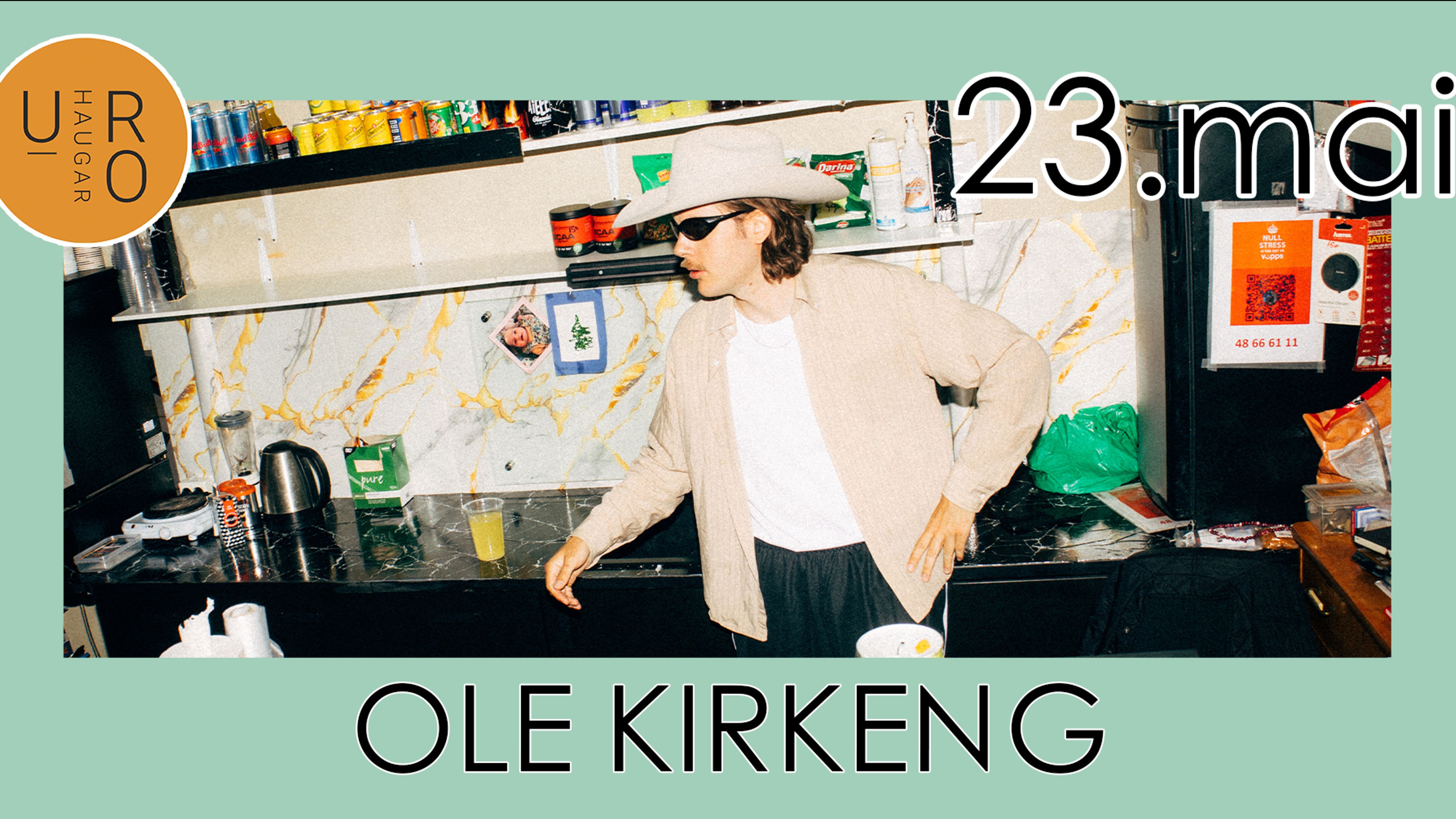 Promotional graphic for OLE KIRKENG - duo