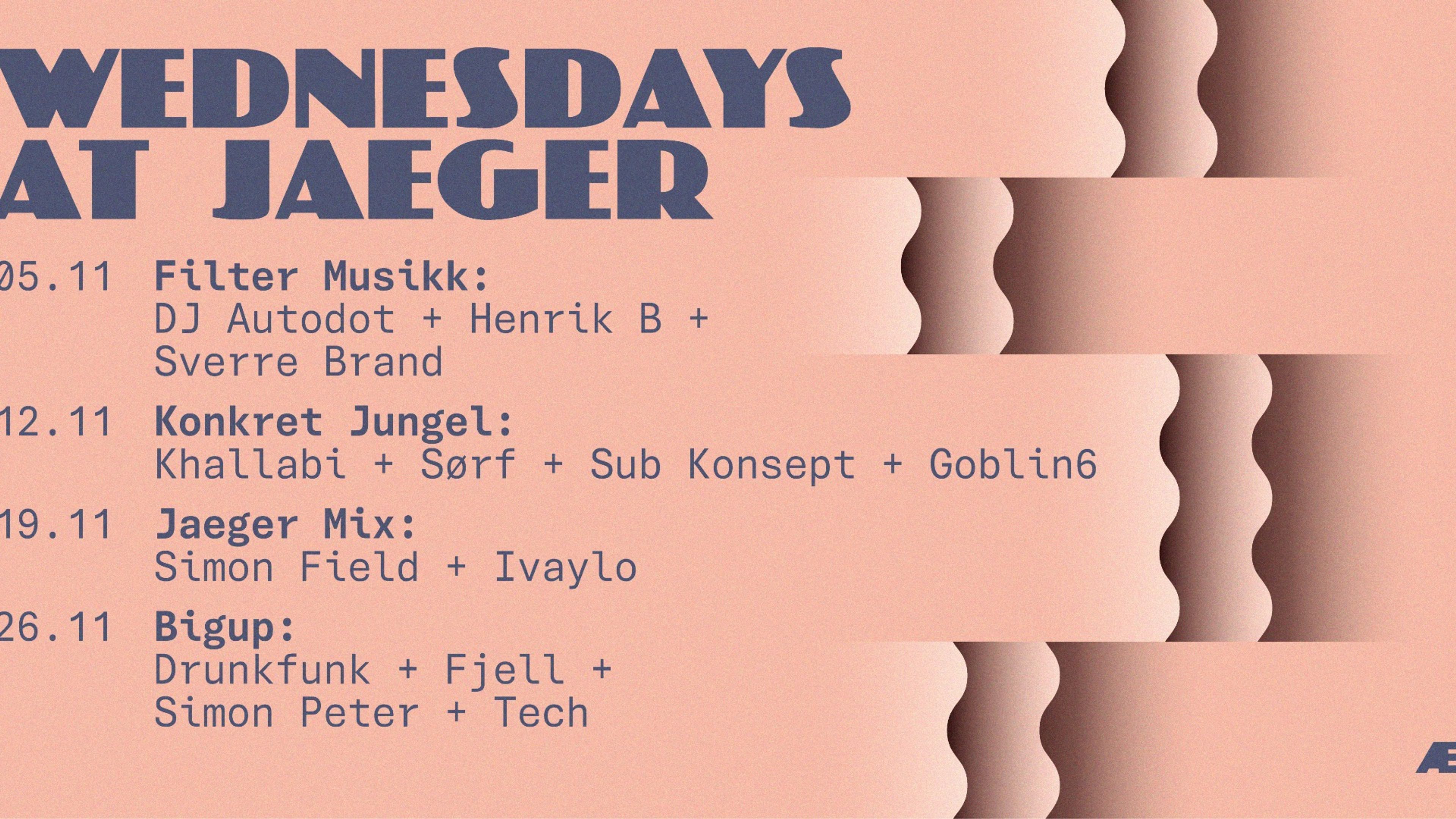 Promotional graphic for Jaeger Mix: Ivaylo + Simon Field