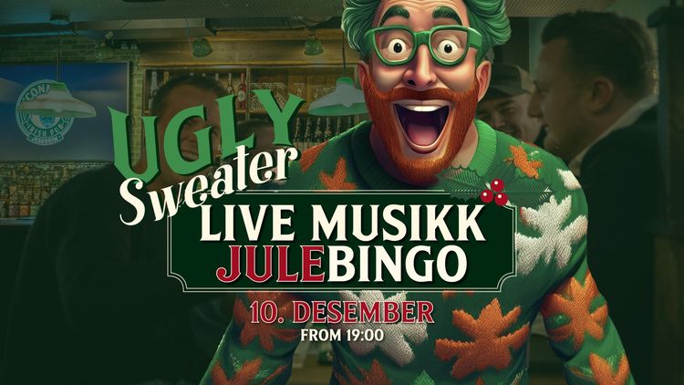 Live musikkjulebingo: Ugly Christmas Sweater Edition! 🎄🎉