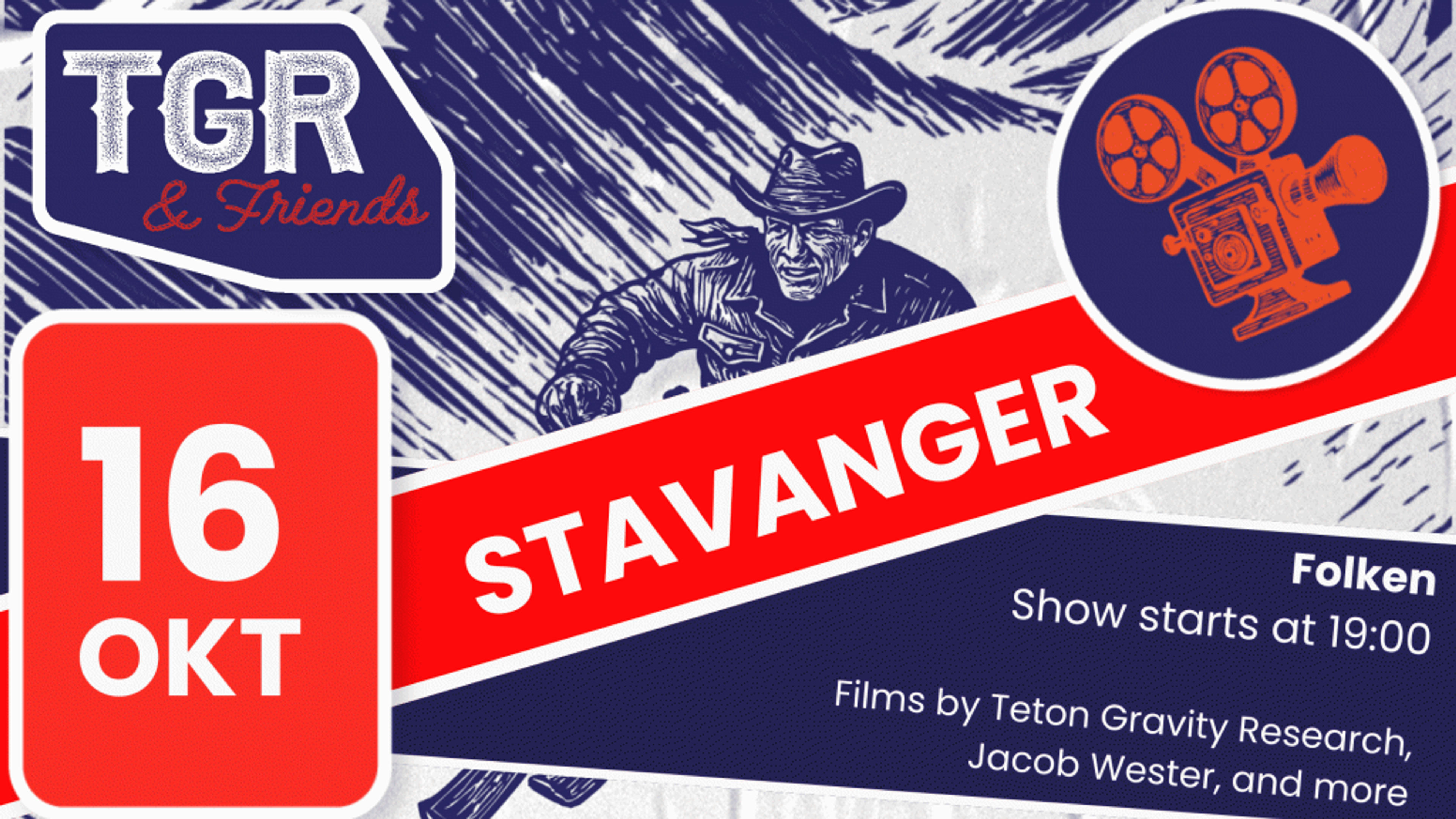 Promotional graphic for TGR & friends