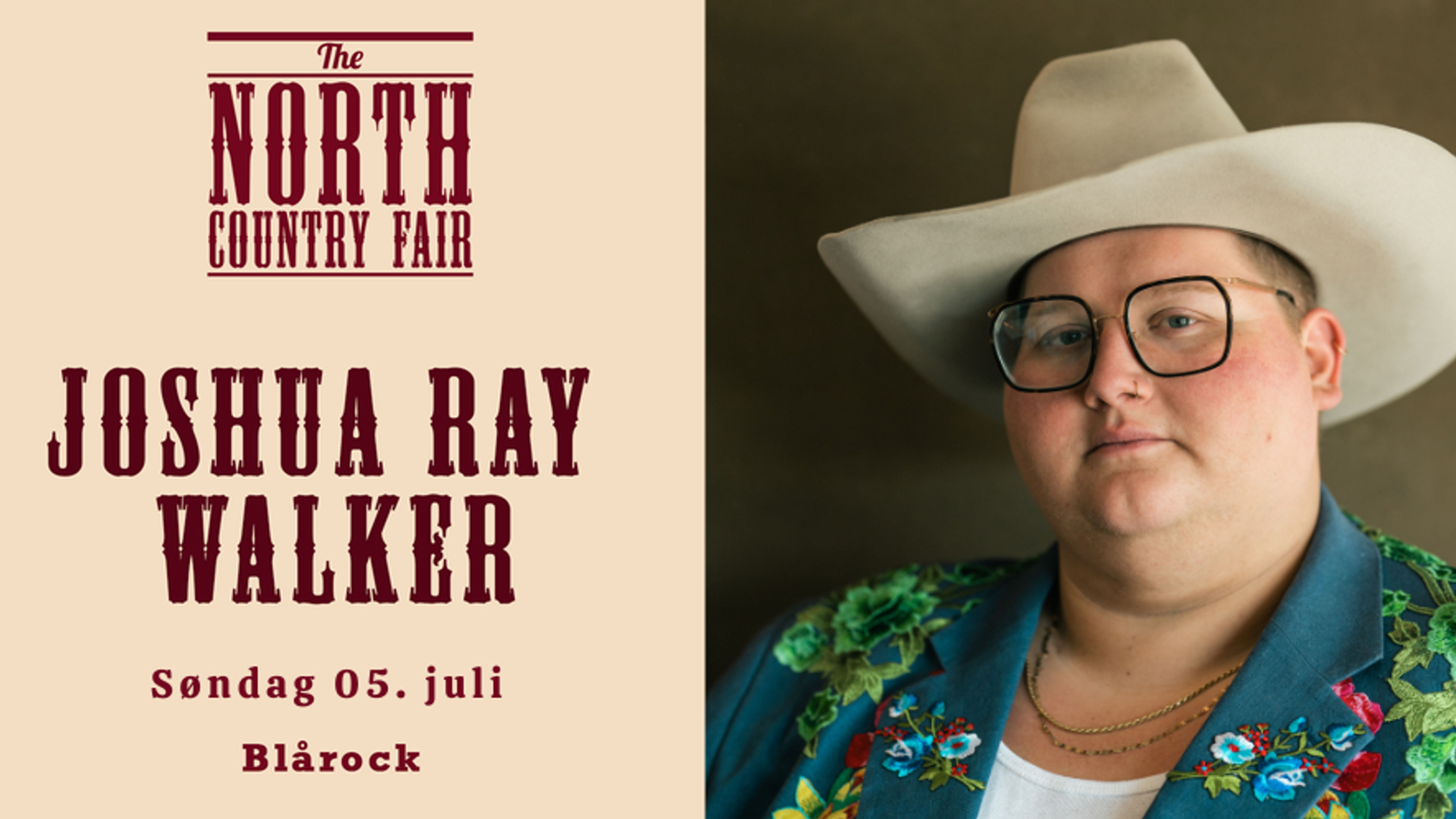 Promotional graphic for Joshua Ray Walker