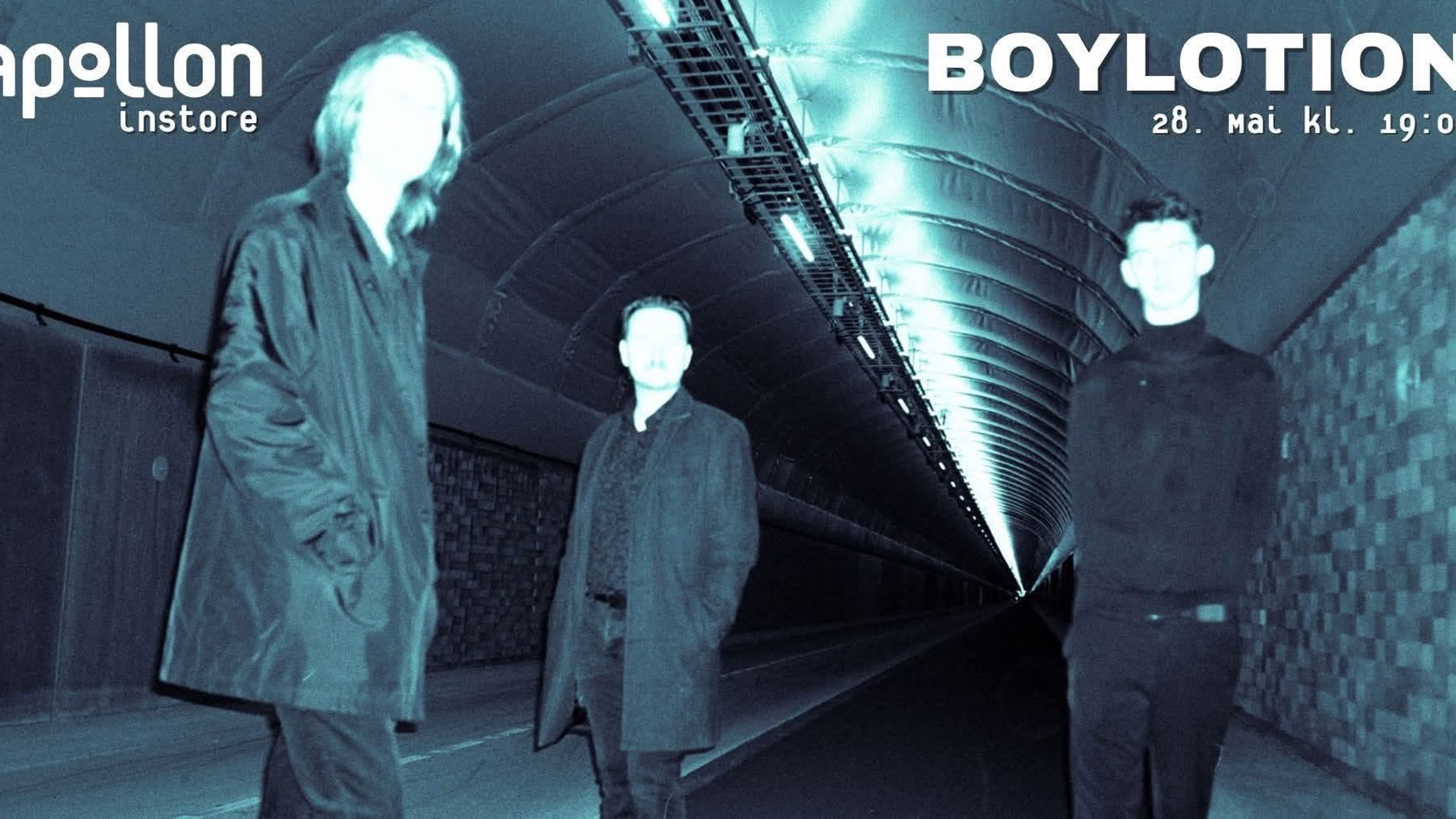 Promotional graphic for Apollon InStore: Boylotion