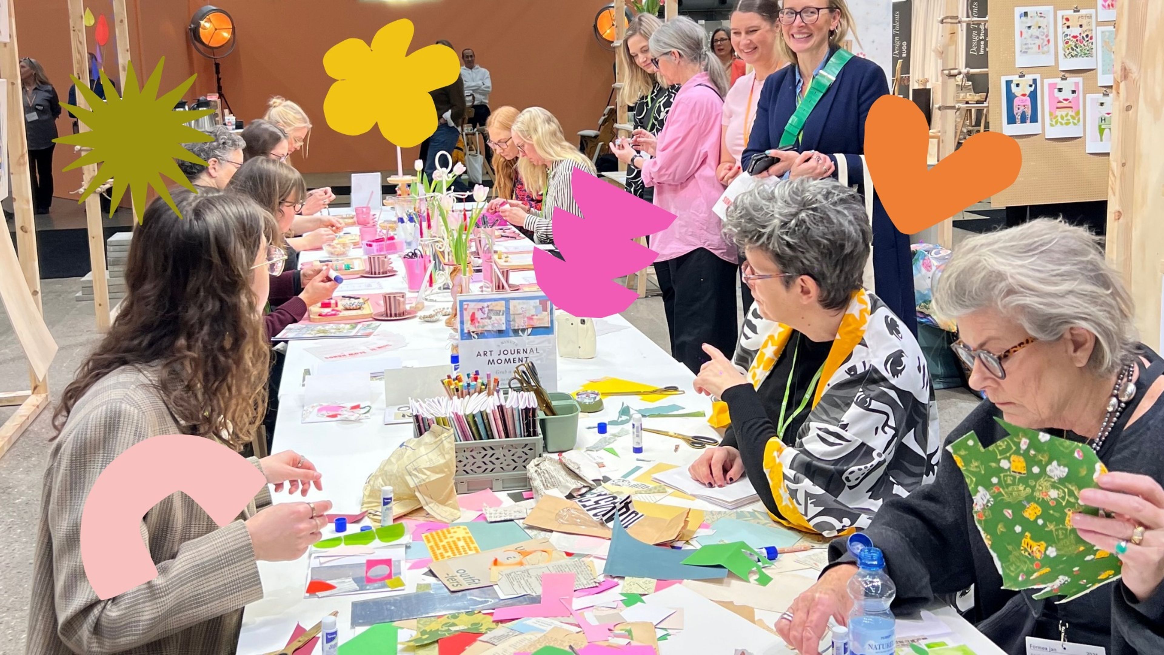 Promotional graphic for Art Journal Workshop // Luftwerket