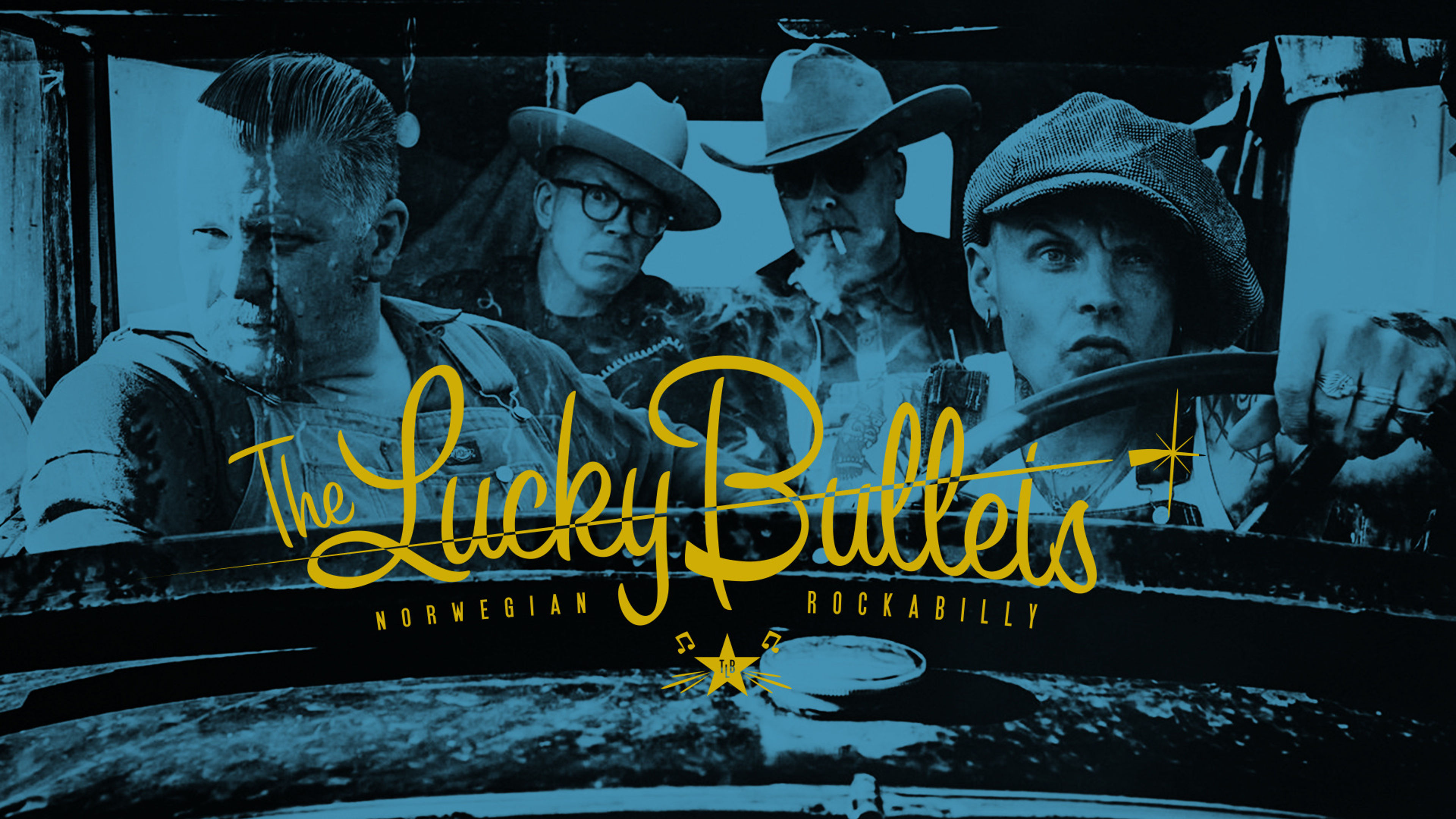 Promotional graphic for Blast Off!  : The Lucky Bullets