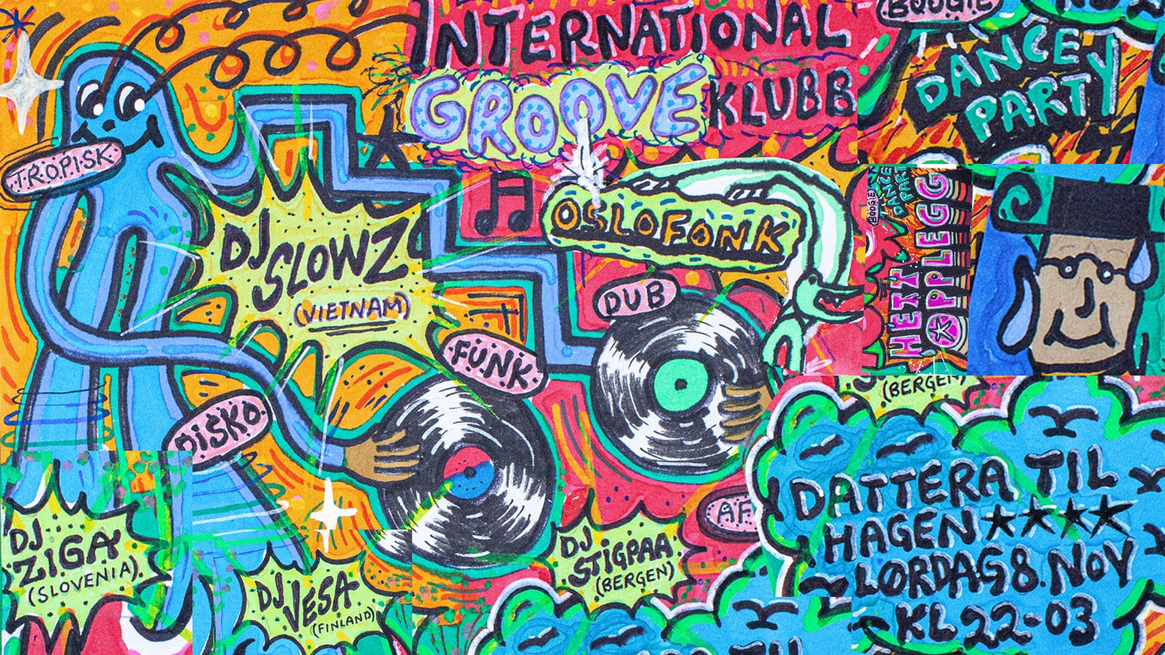 Promotional graphic for International Grooveklubb - Gathering Vol.13 Afterparty