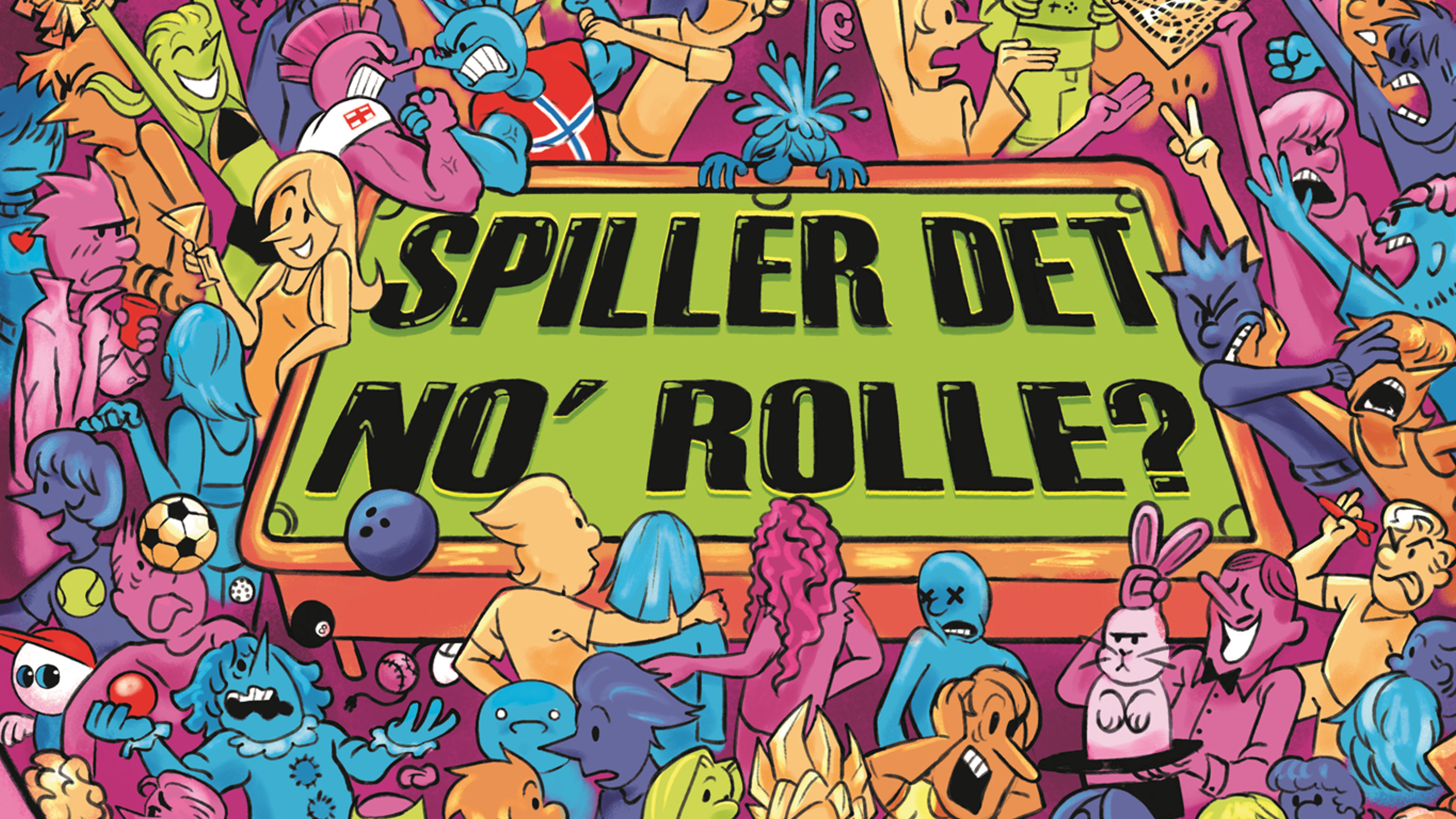 Promotiv grafikk for Gløshaugrevyen 26 - "Spiller det no` rolle?"