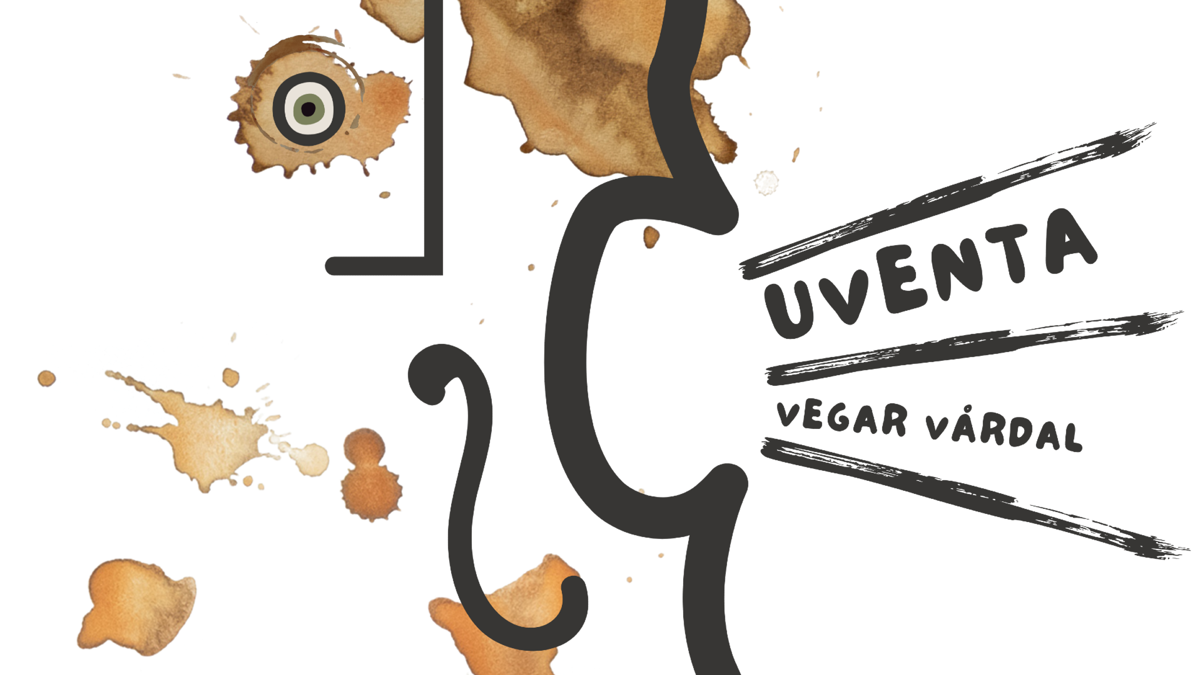 Promotional graphic for Vegar Vårdal-Plateslipp av "UVENTA" Minikonsert 