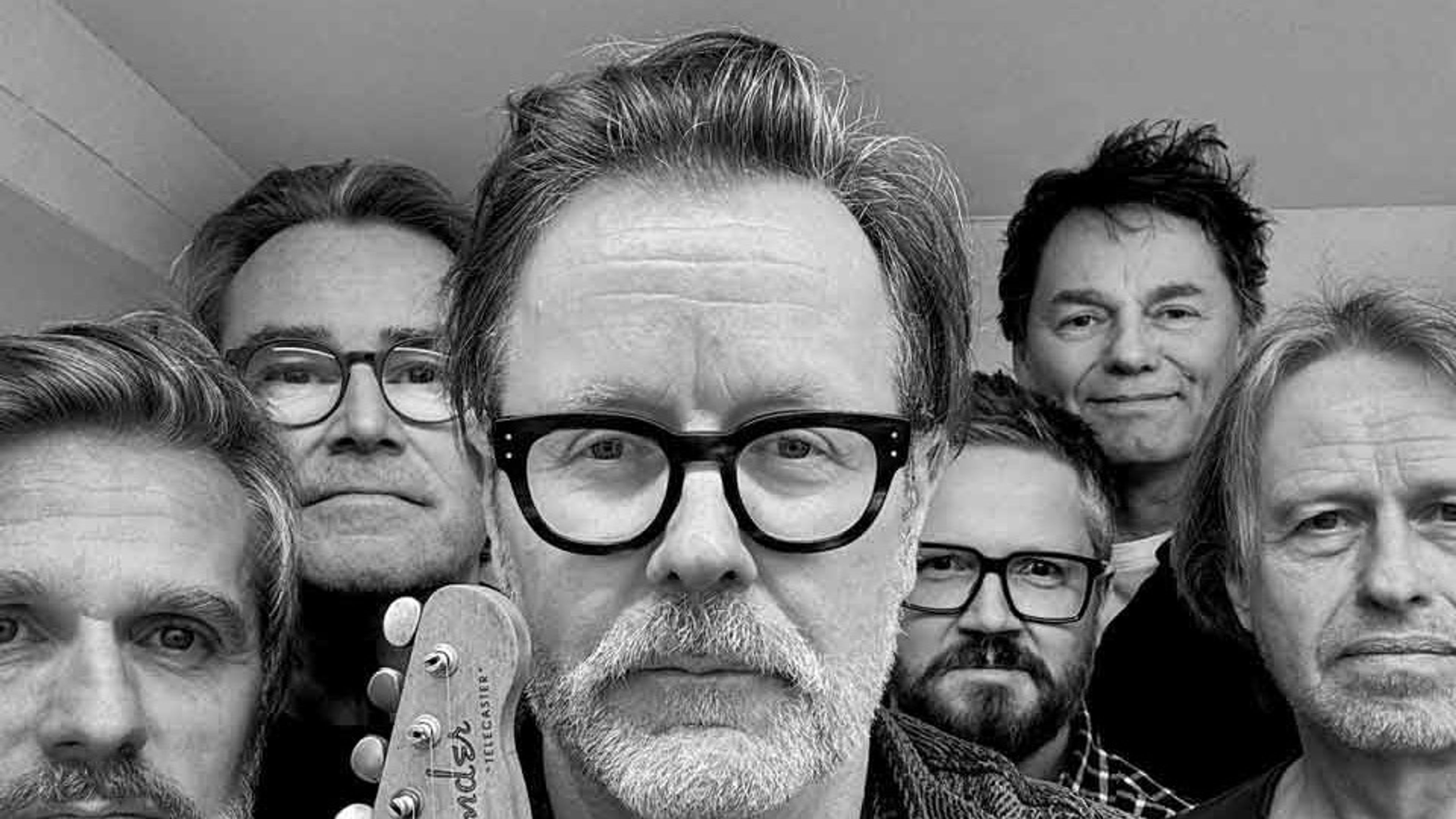 Promotional graphic for Wilco-tribute med Art of Almost 