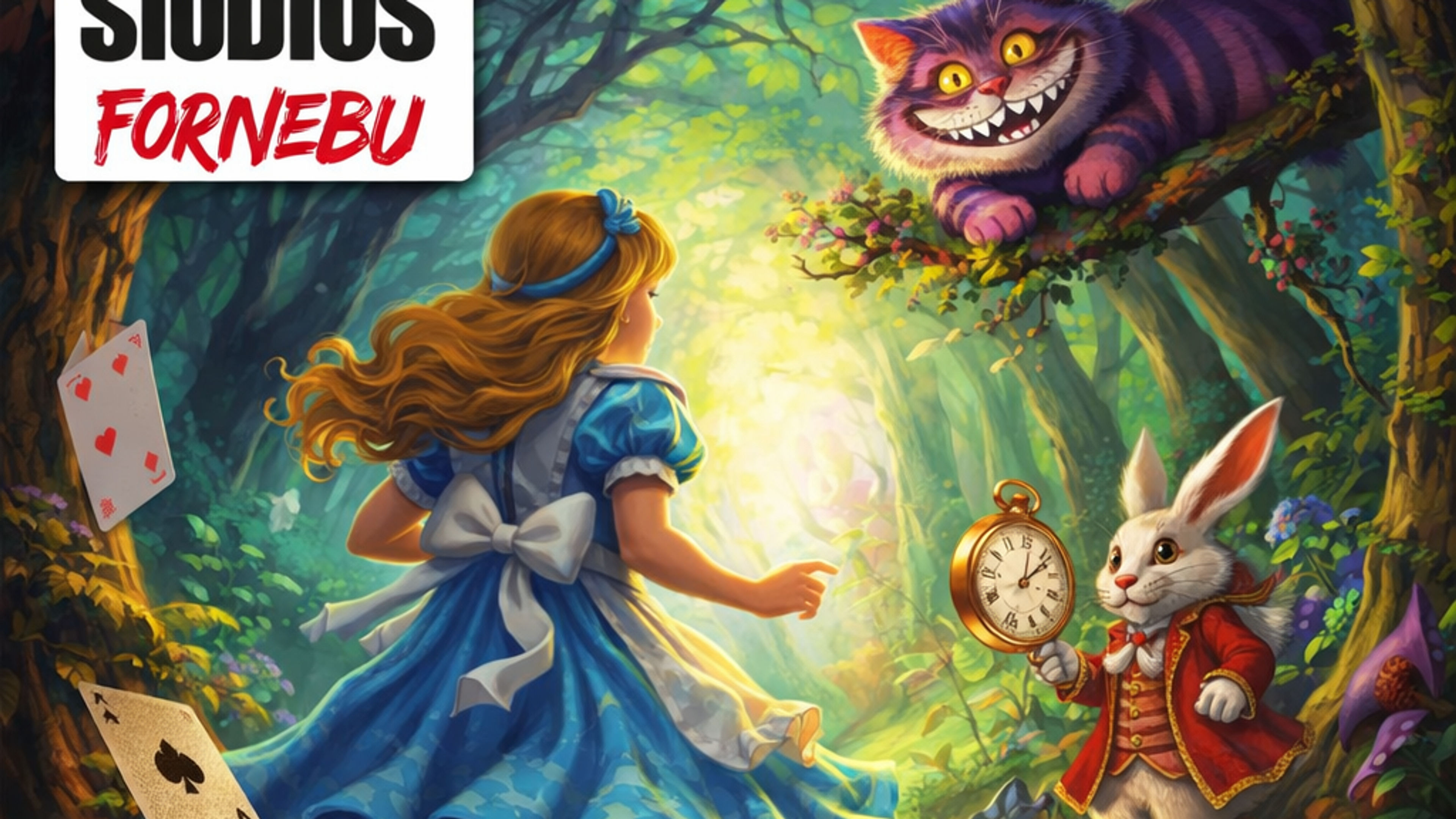 Promotional graphic for West End Fornebu presenterer: Alice! 