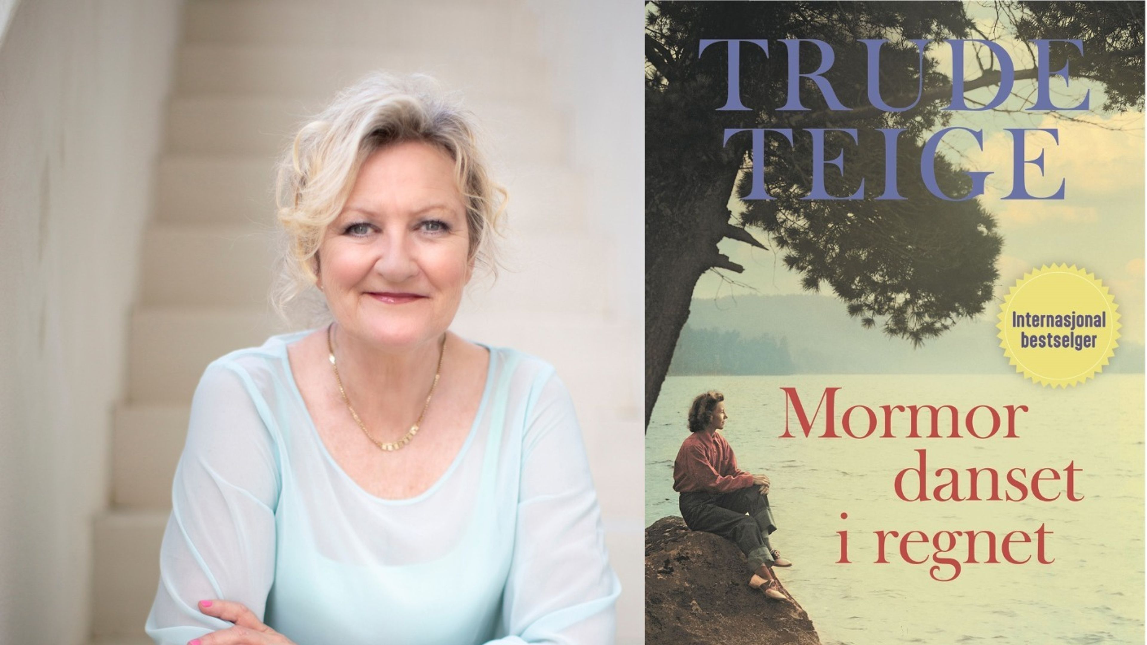 Promotional graphic for Forfattertreff: Trude Teige om mormor-trilogien