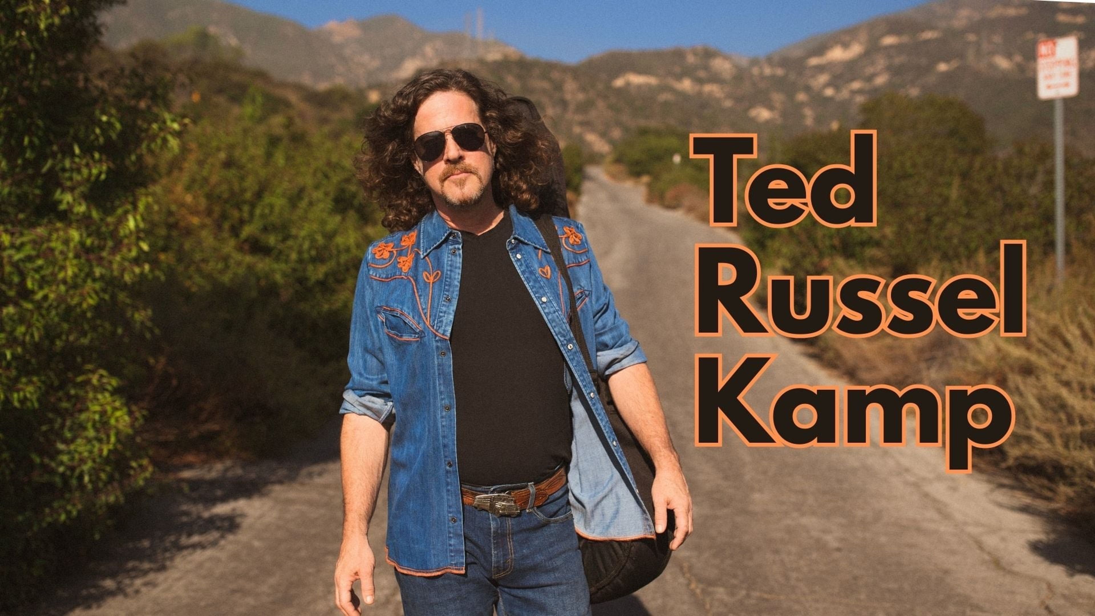 Promotional graphic for Ted Russel Kamp + Lars Kolberg 