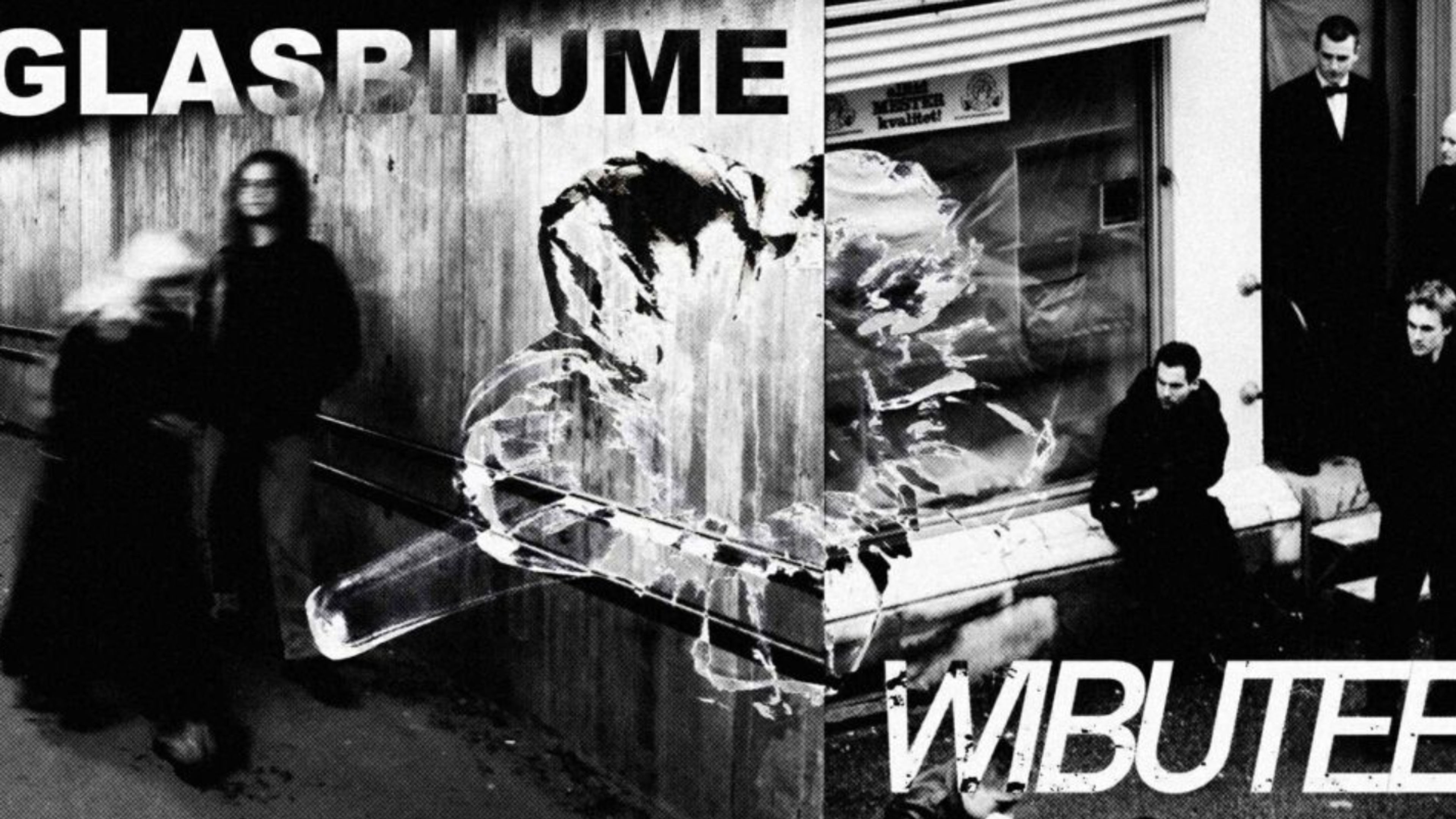 Promotional graphic for GLASBLUME RELEASE // WIBUTEE REUNION // MIR