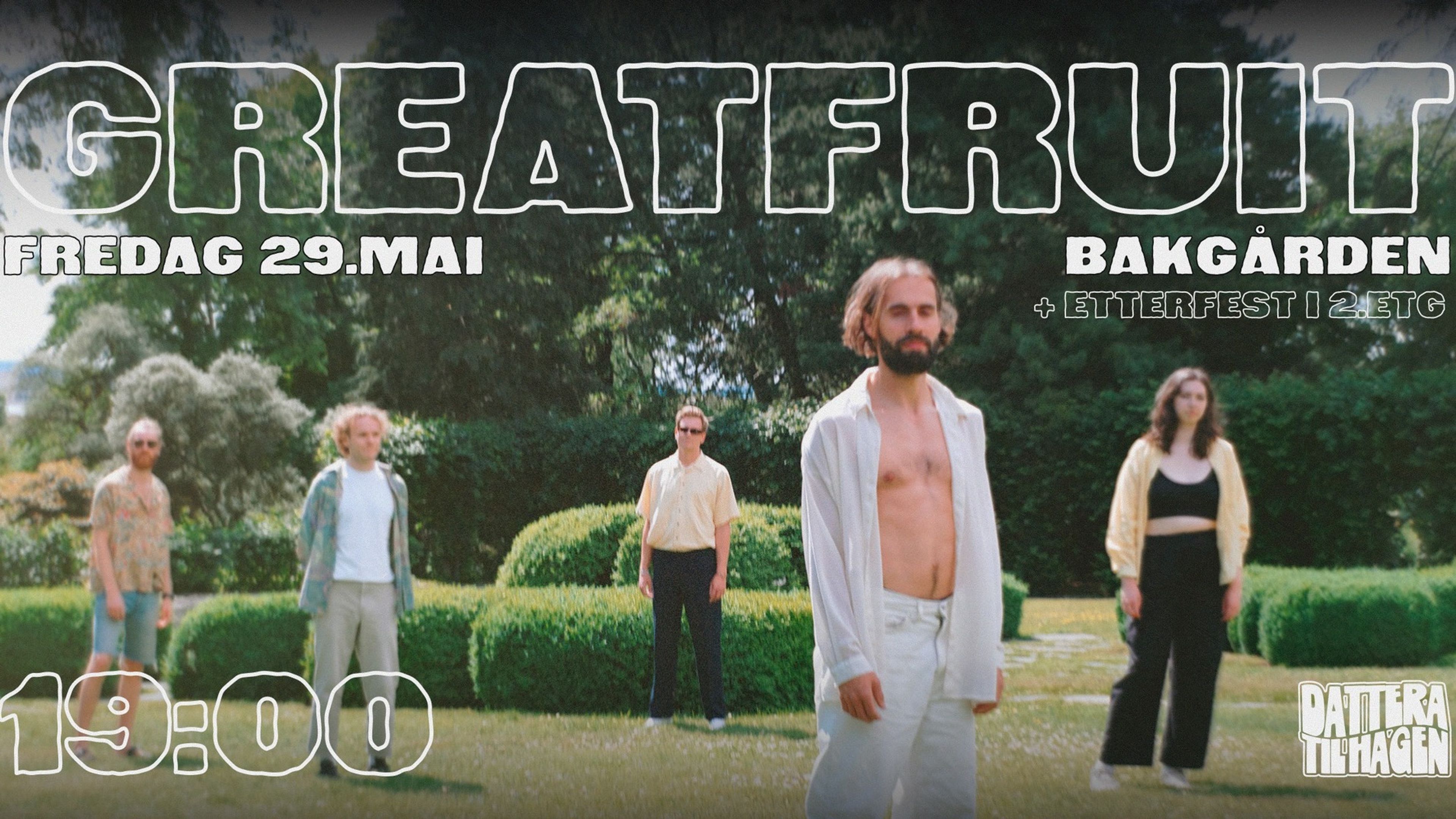 Promotional graphic for Greatfruit