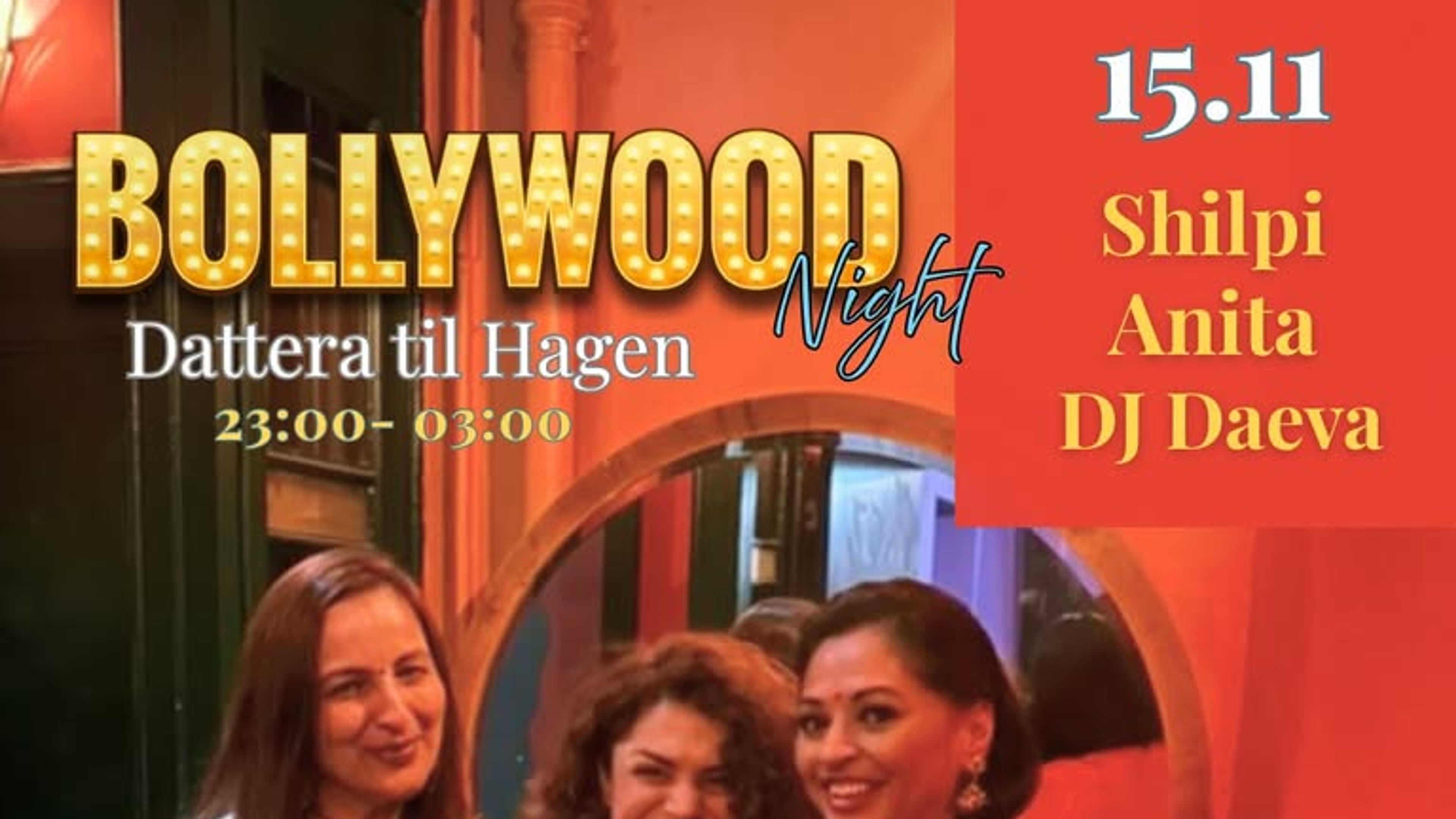 Promotional graphic for BOLLYWOOD NIGHT #2 