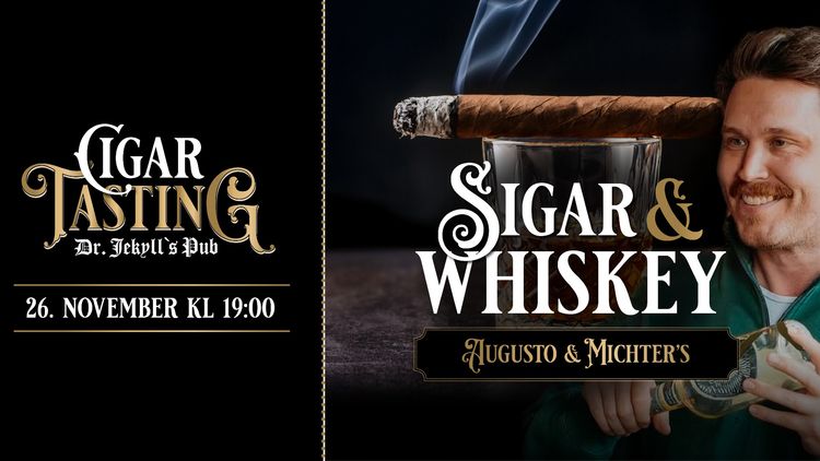 Sigar & Whiskey med Augusto & Michter’s 