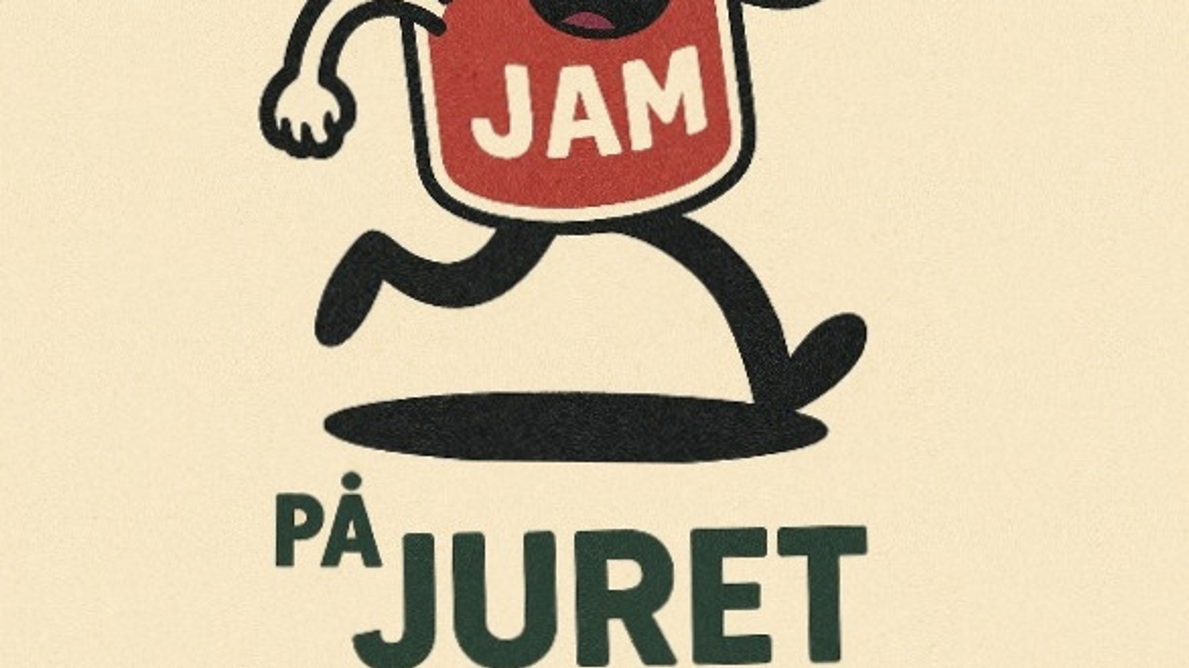 Promotional graphic for Romjulsjam på Juret