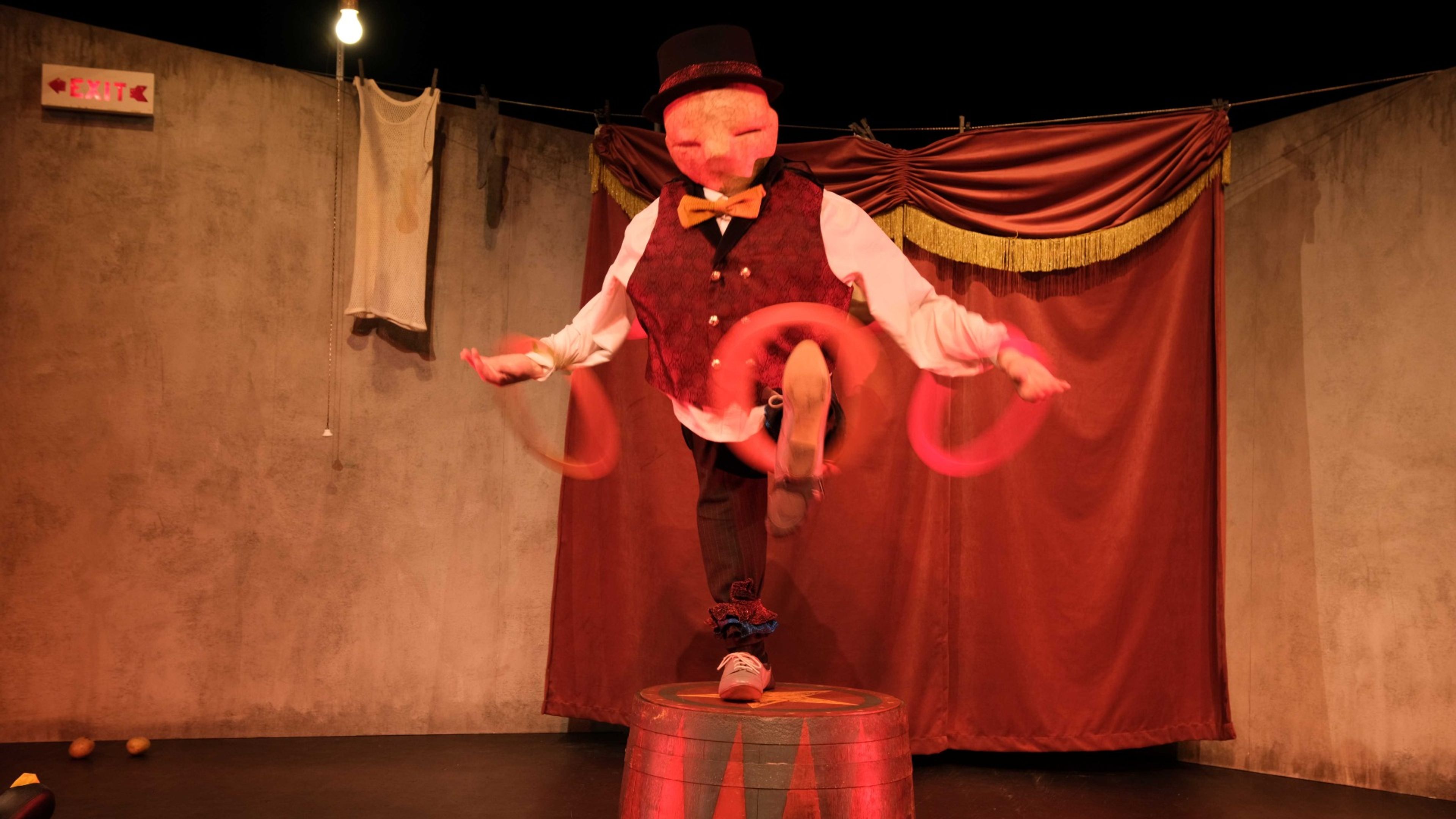 Promotional graphic for BARNESØNDAG // Cirkus Antero