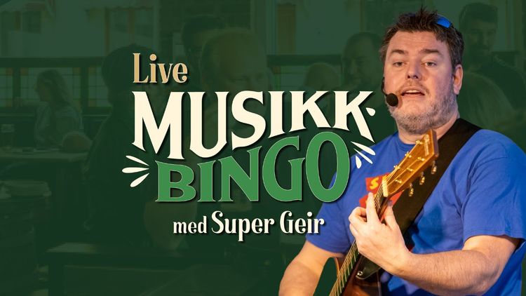 Live musikkbingo med SuperGeir 🥳