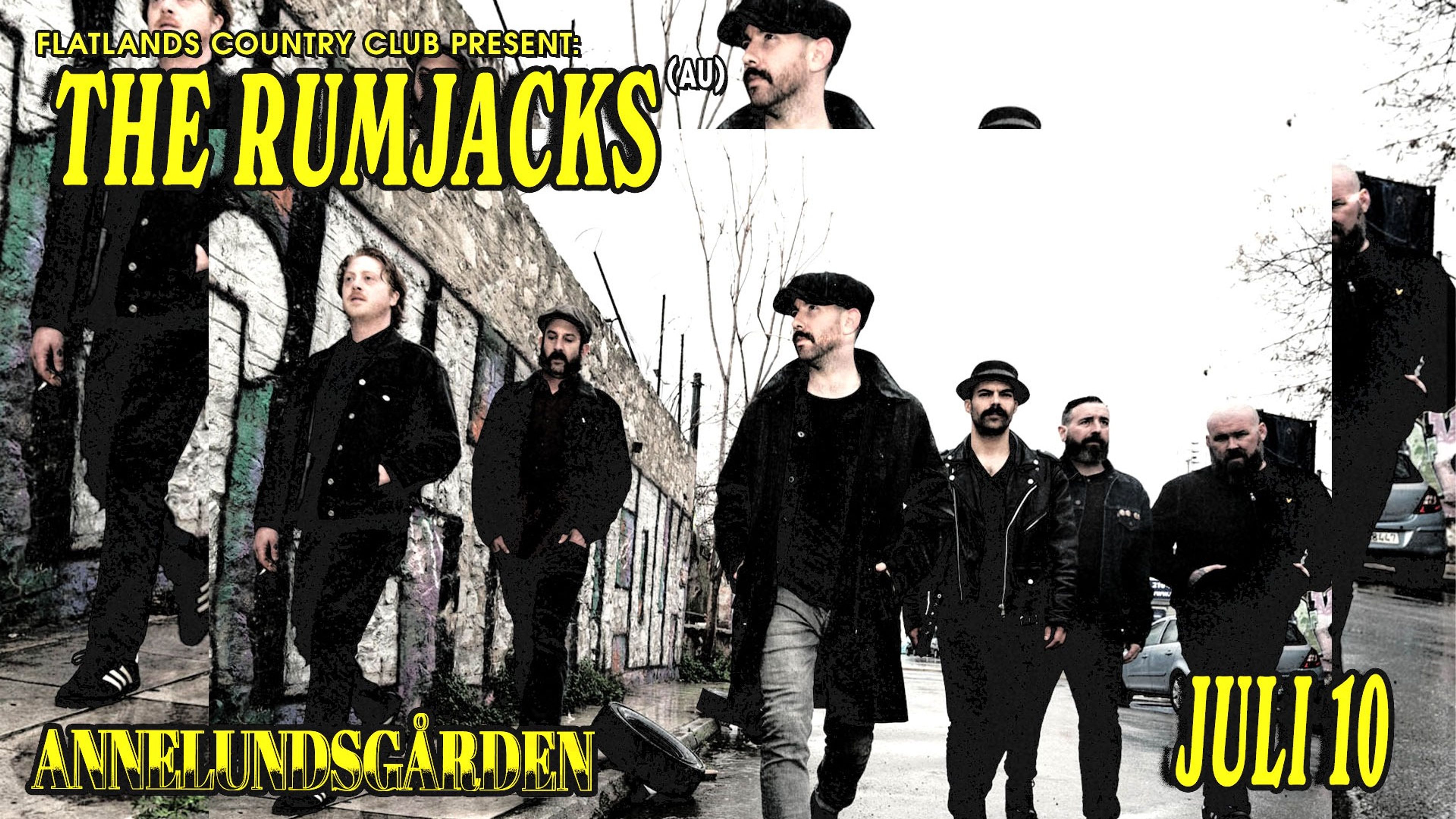 Promotional graphic for The Rumjacks (AU)