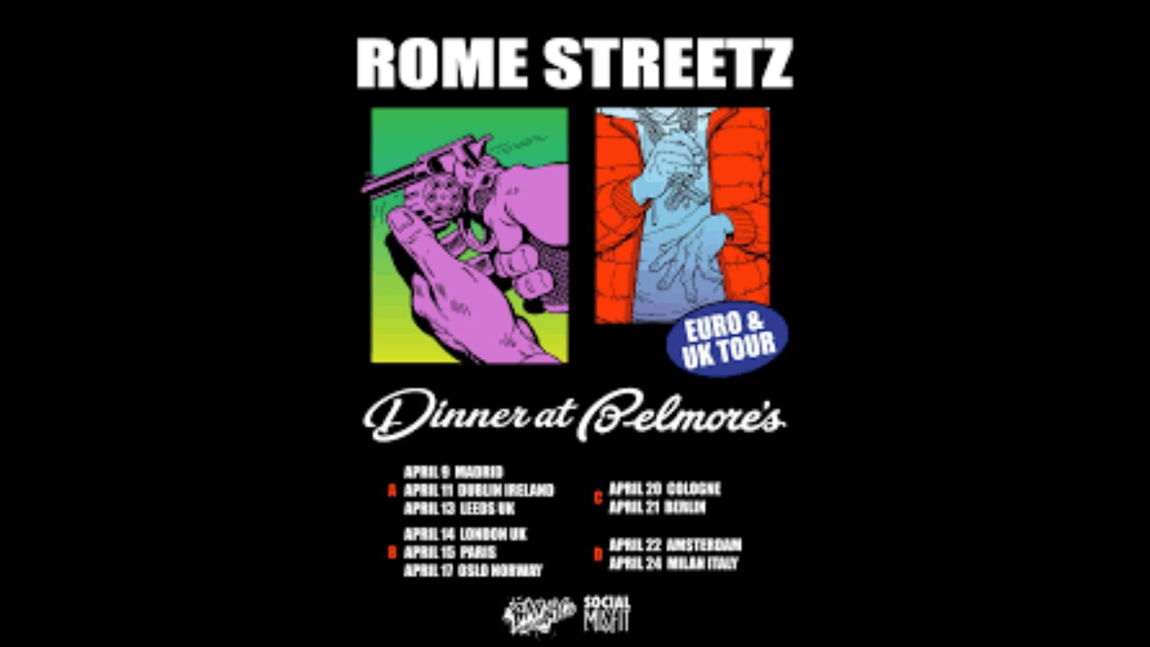 Promotional graphic for Rome Streetz // Teeq Austin & Soulja // Live @ Dattera 