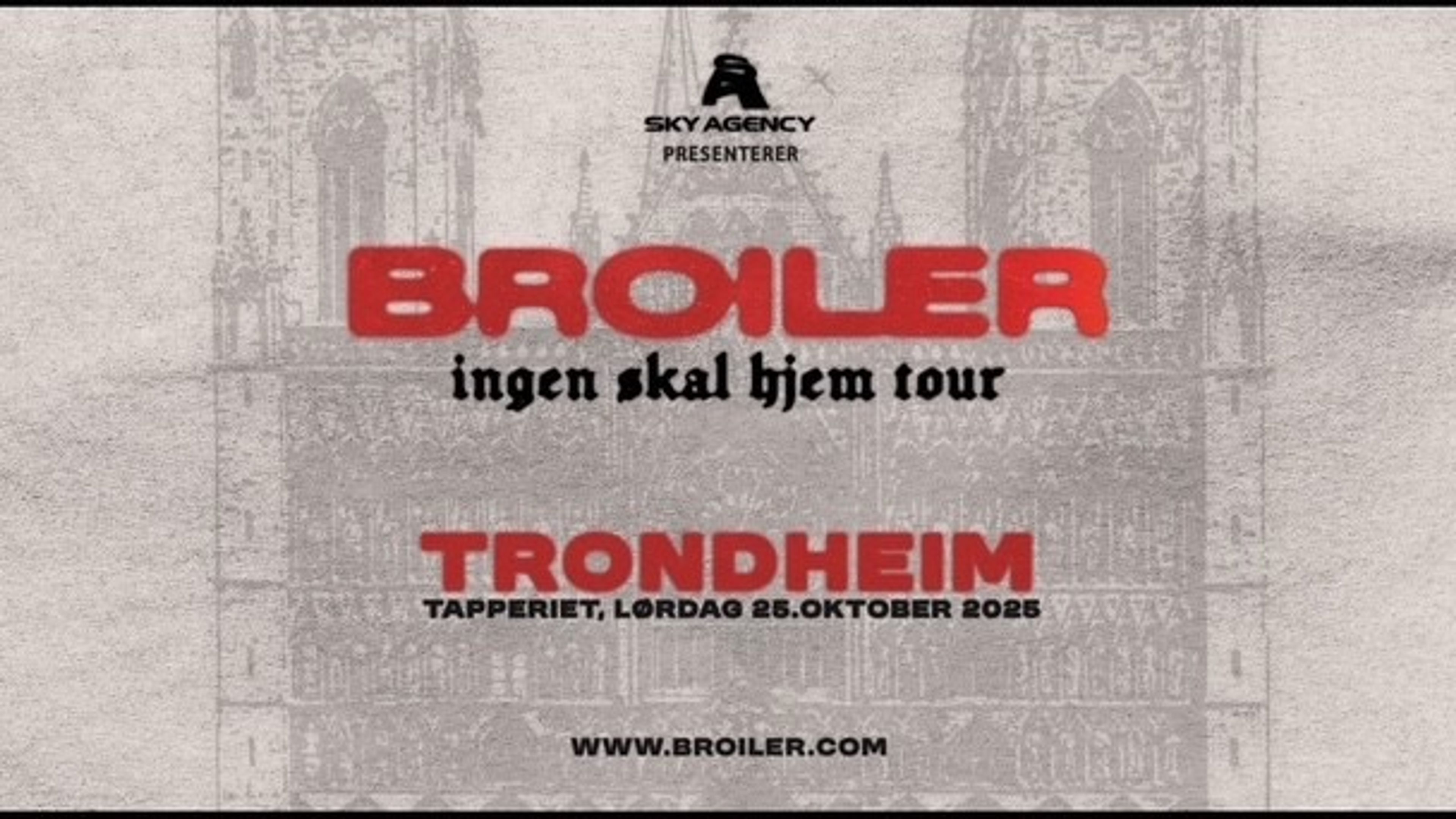 Promotional graphic for Broiler
