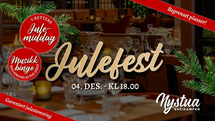Julefest på Nystua 🎅🤶