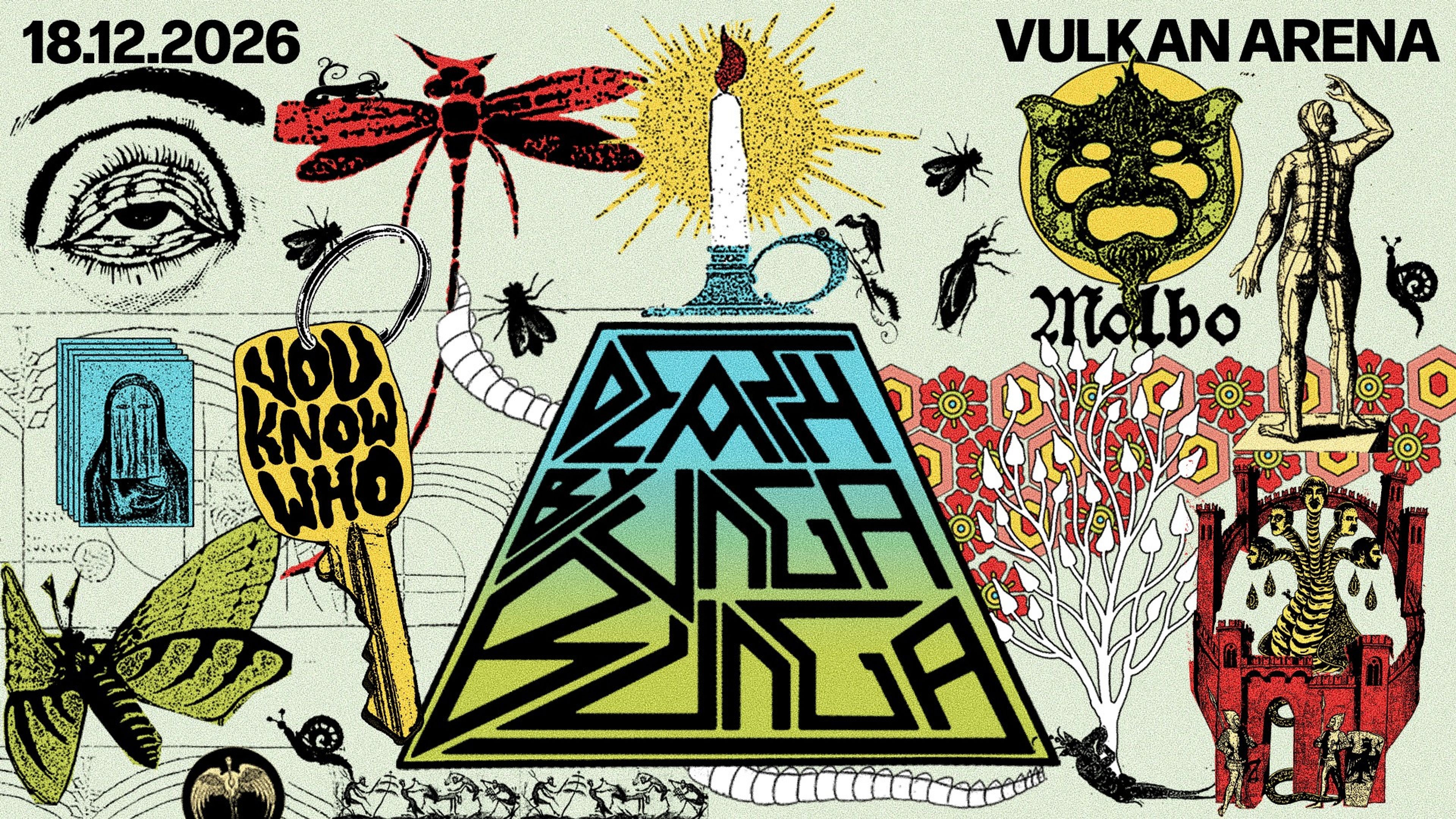 Promotiv grafikk for Death By Unga Bunga
