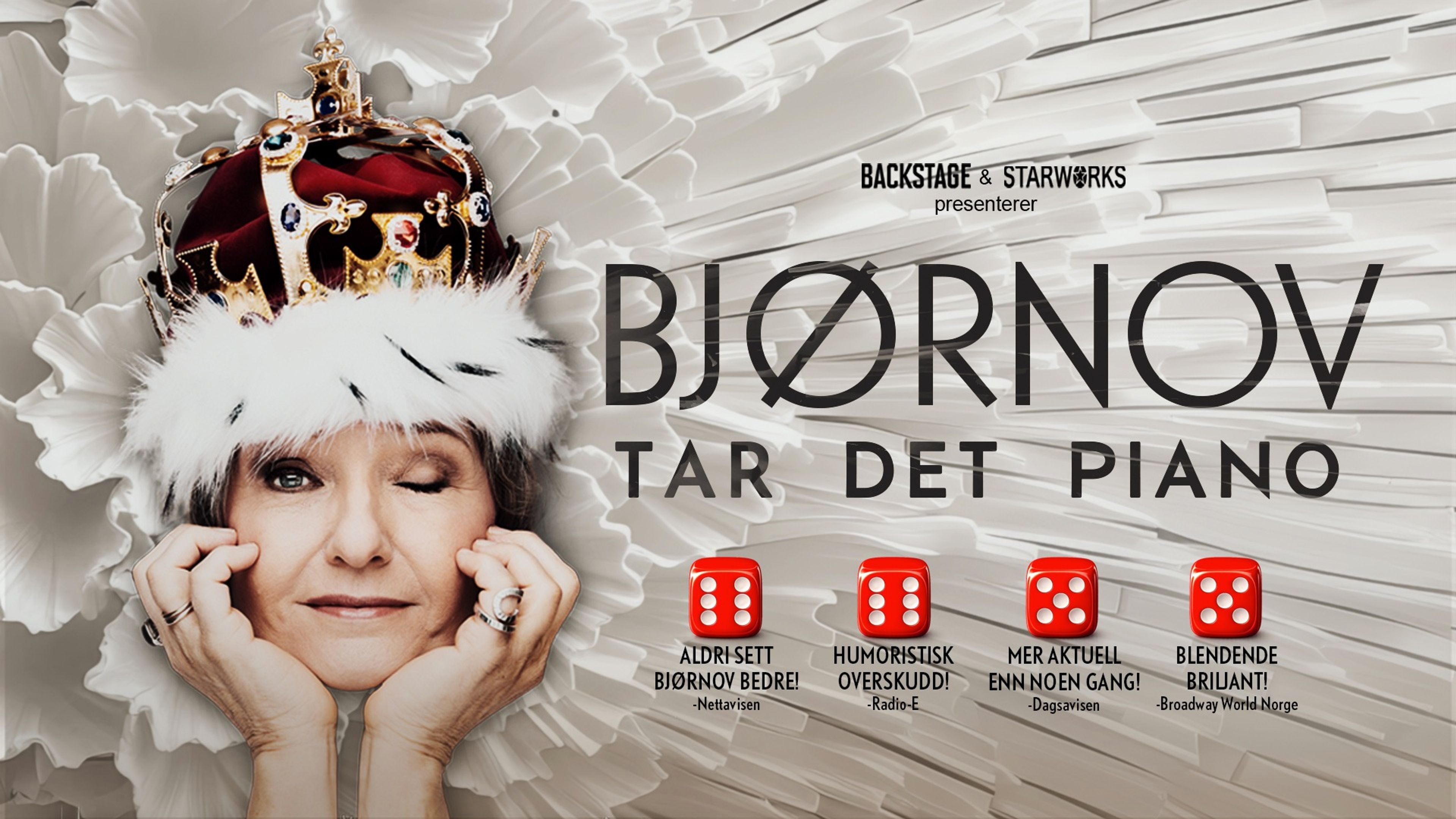 Promotiv grafikk for Bjørnov Tar Det Piano