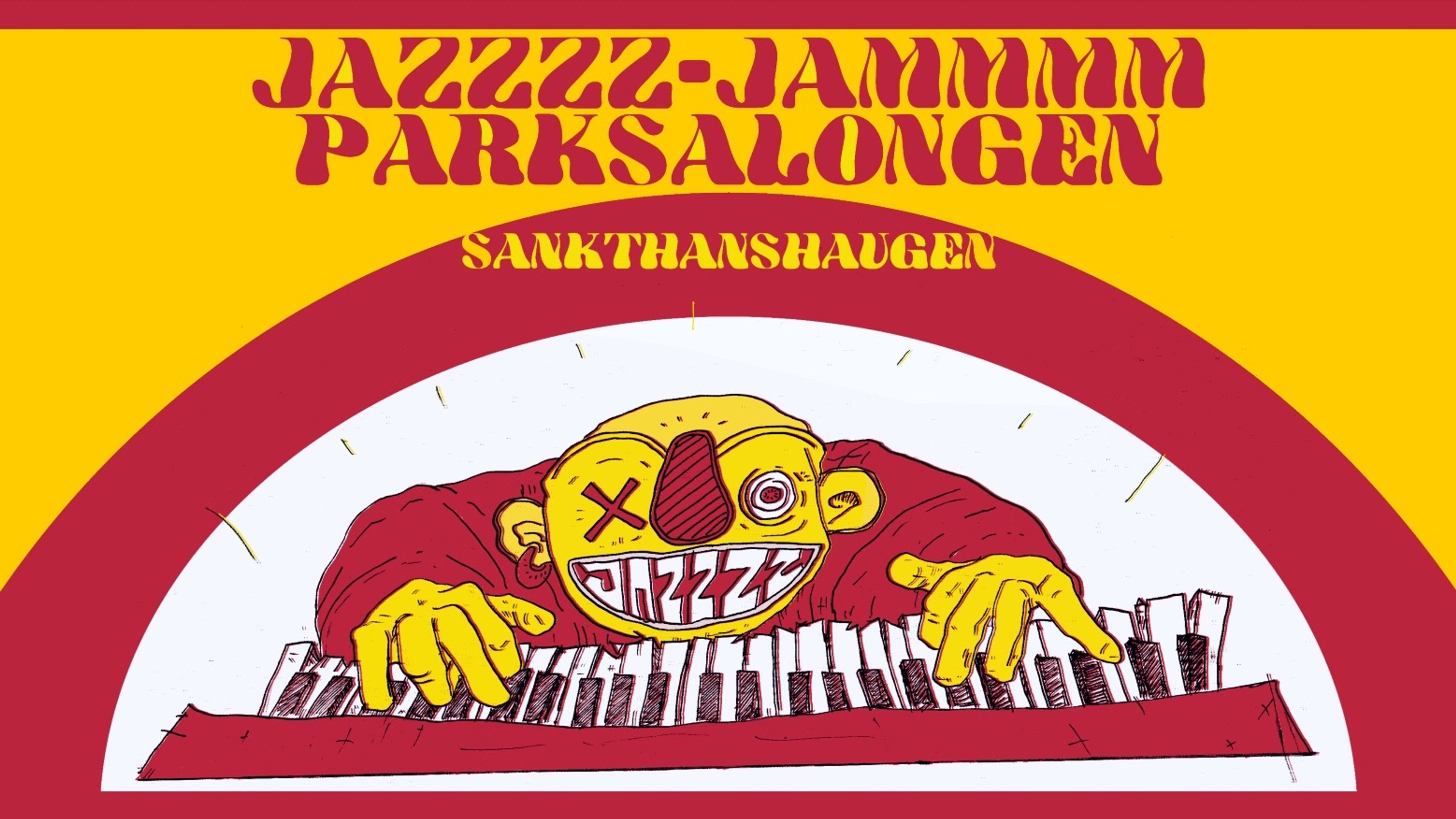 Promotional graphic for Jazzjam #32 // Parksalongen
