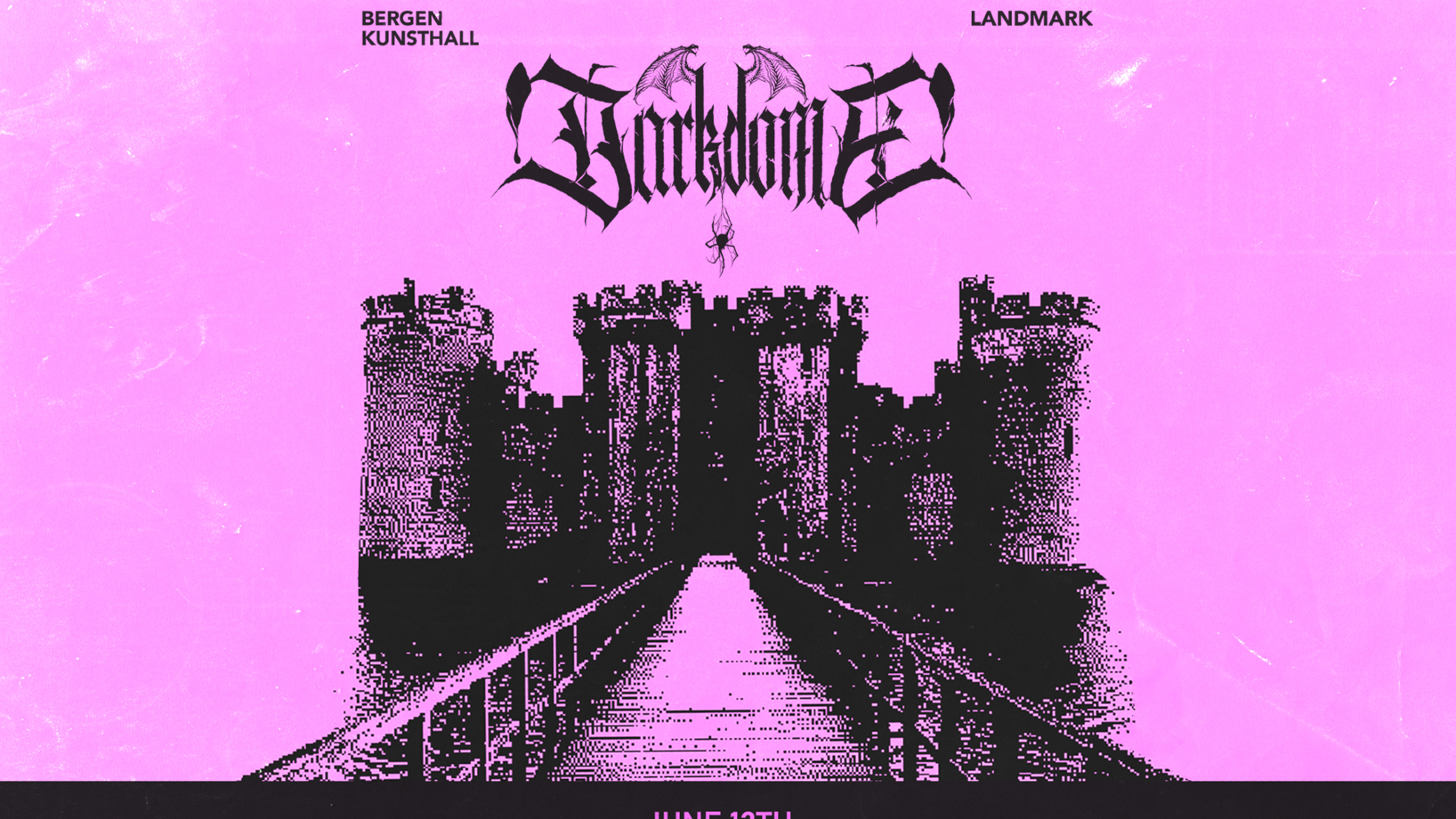 Promotional graphic for GOTH CLUBBING: Darkdome + VJ Victor Nøkleby