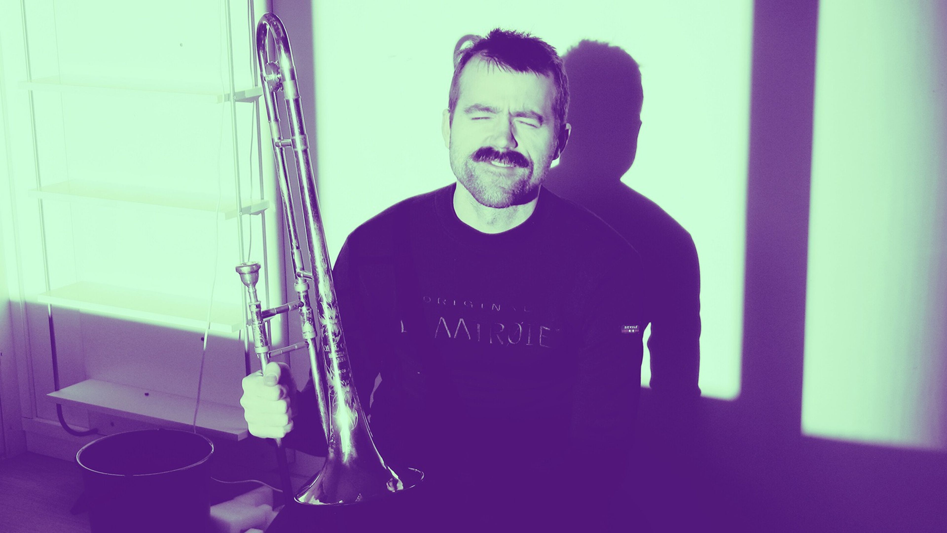 Promotional graphic for Andreas Rotevatn med fullt band på Kampen Bistro!