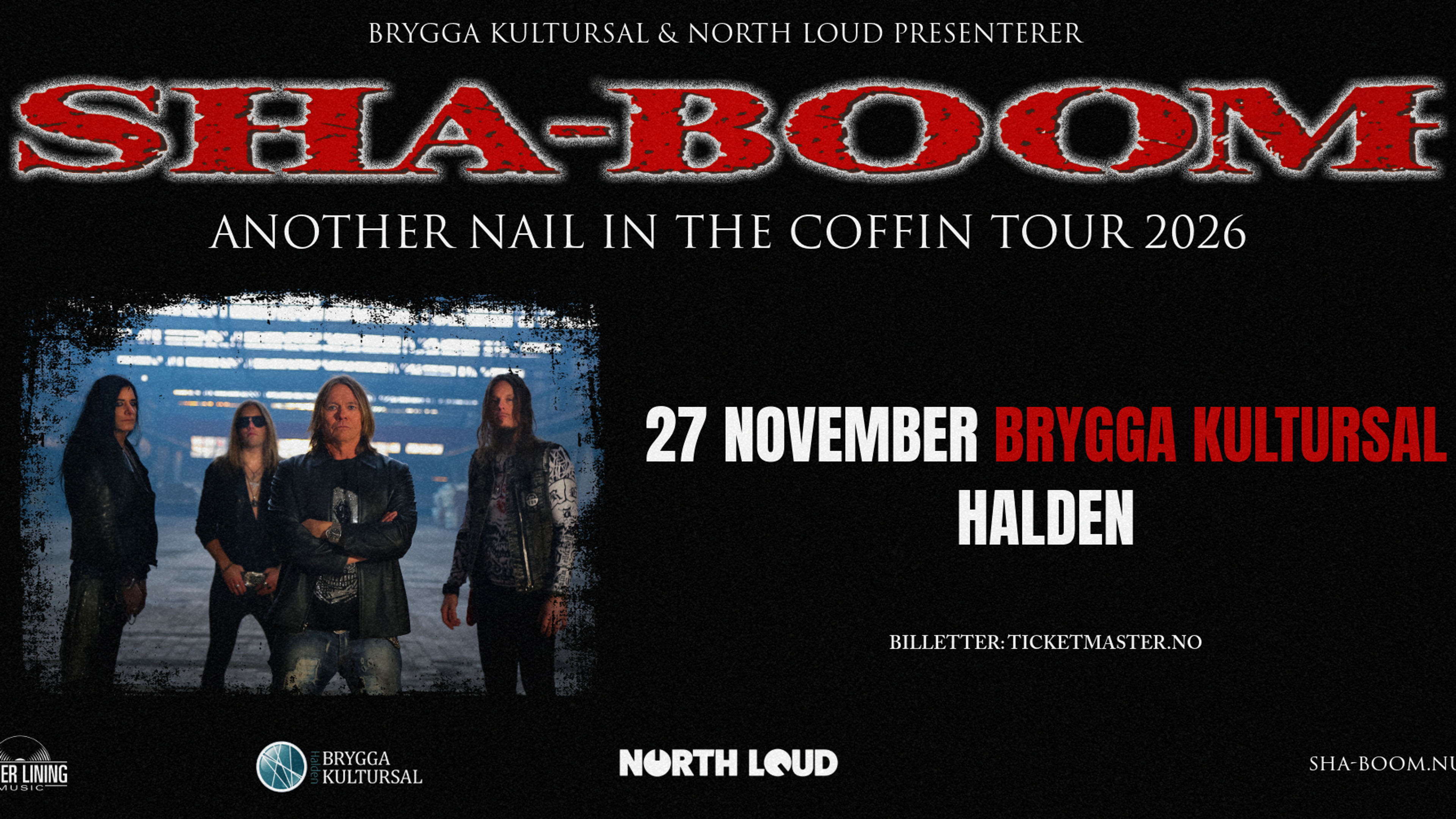 Promotiv grafikk for Sha-Boom
