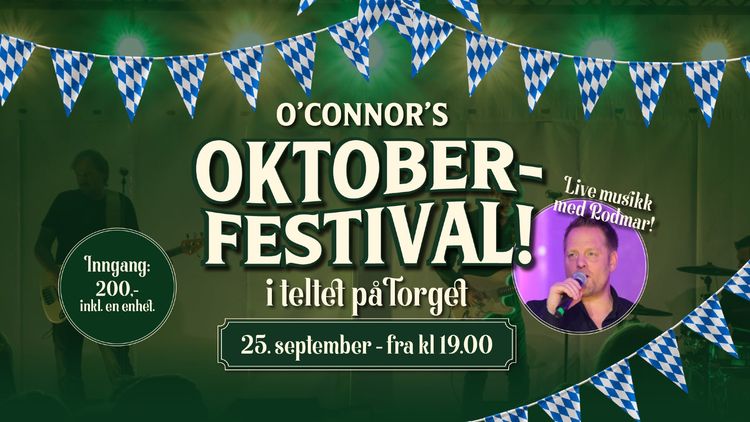 Oktoberfest med O’Connor’s på Torget 🎉