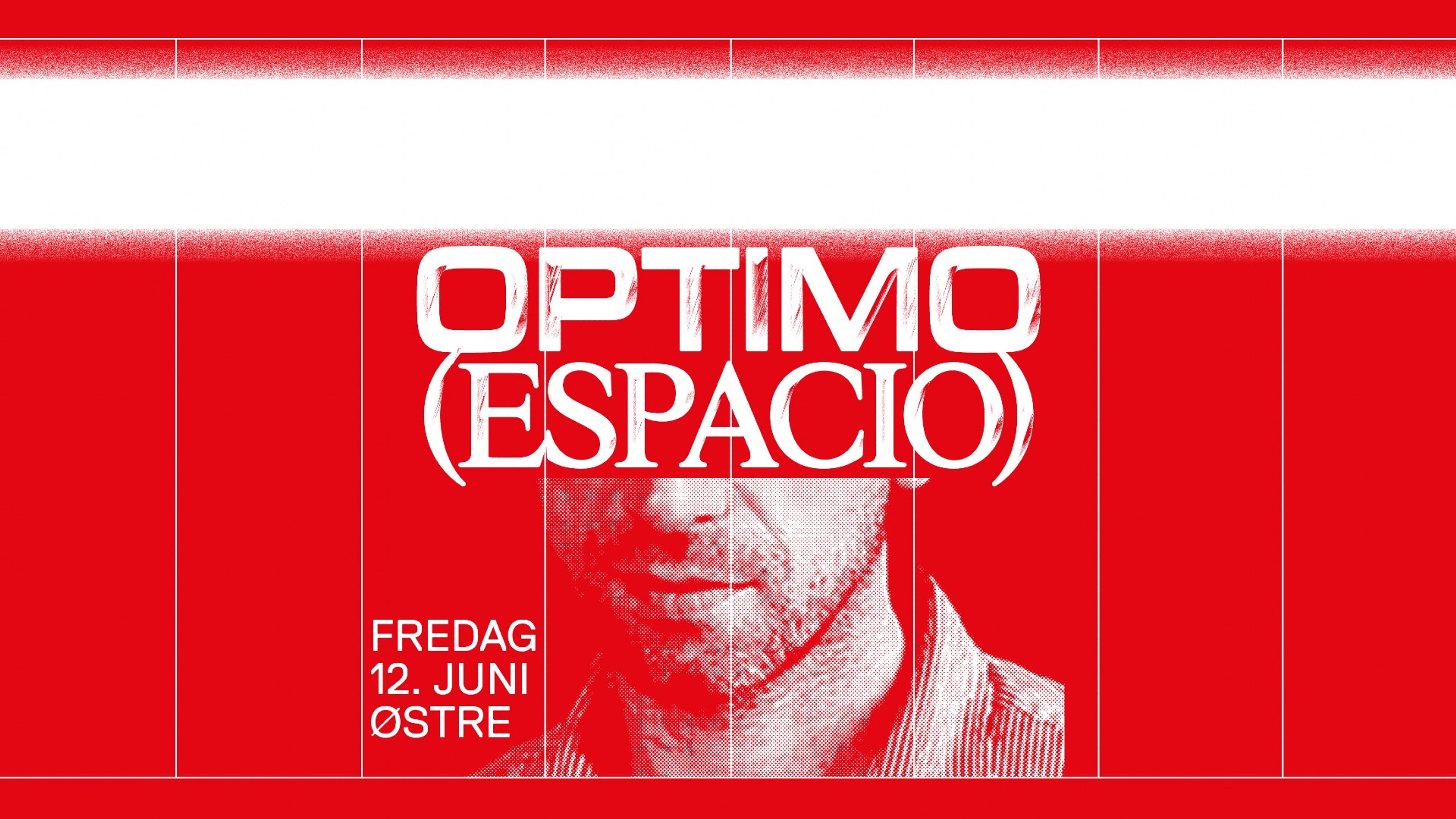 Promotional graphic for Ekkoklubb med Optimo (Espacio)