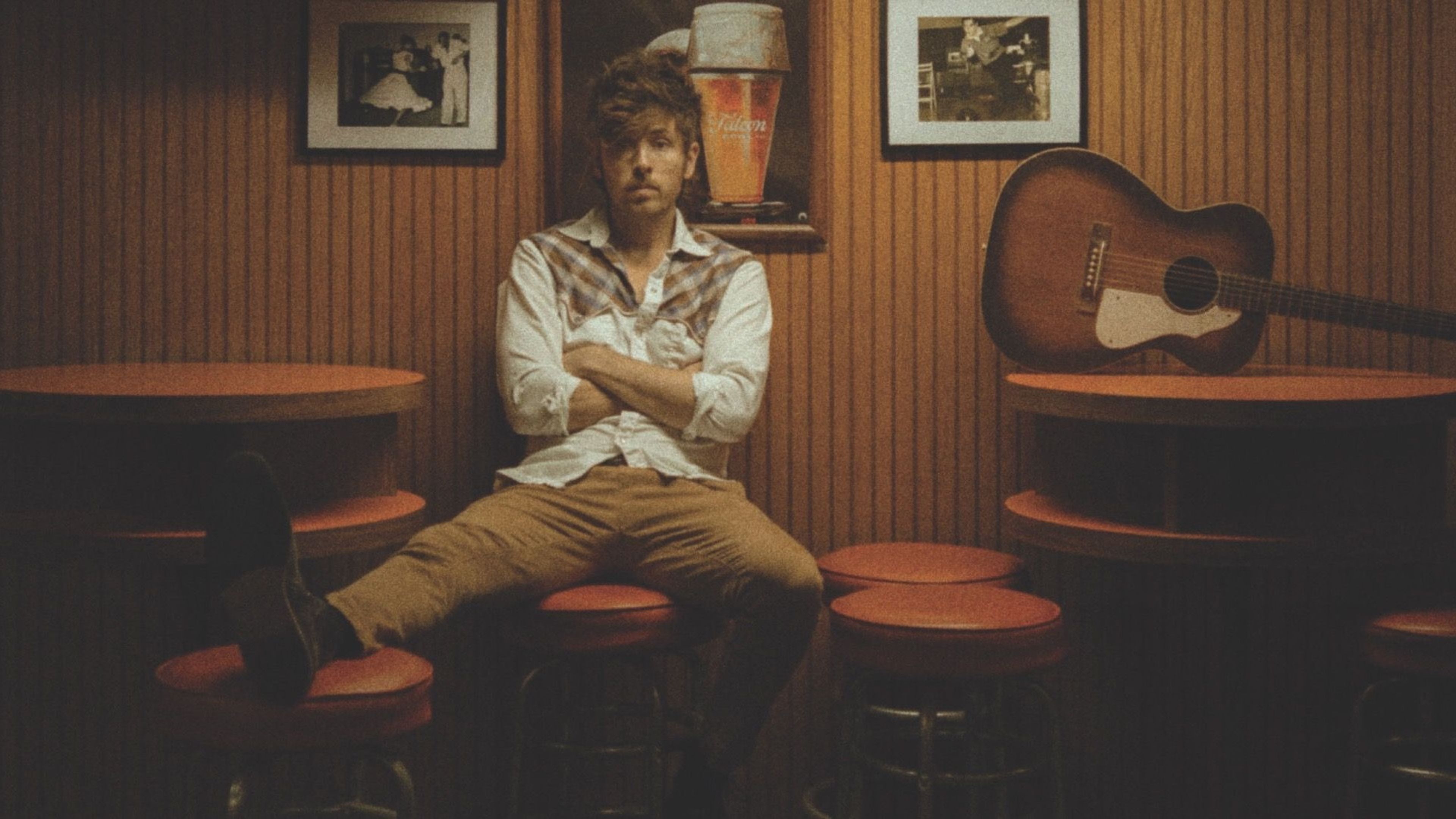 Promotional graphic for BRETT NEWSKI & the Bad Inventions // Supp: Will Varley // Kometen