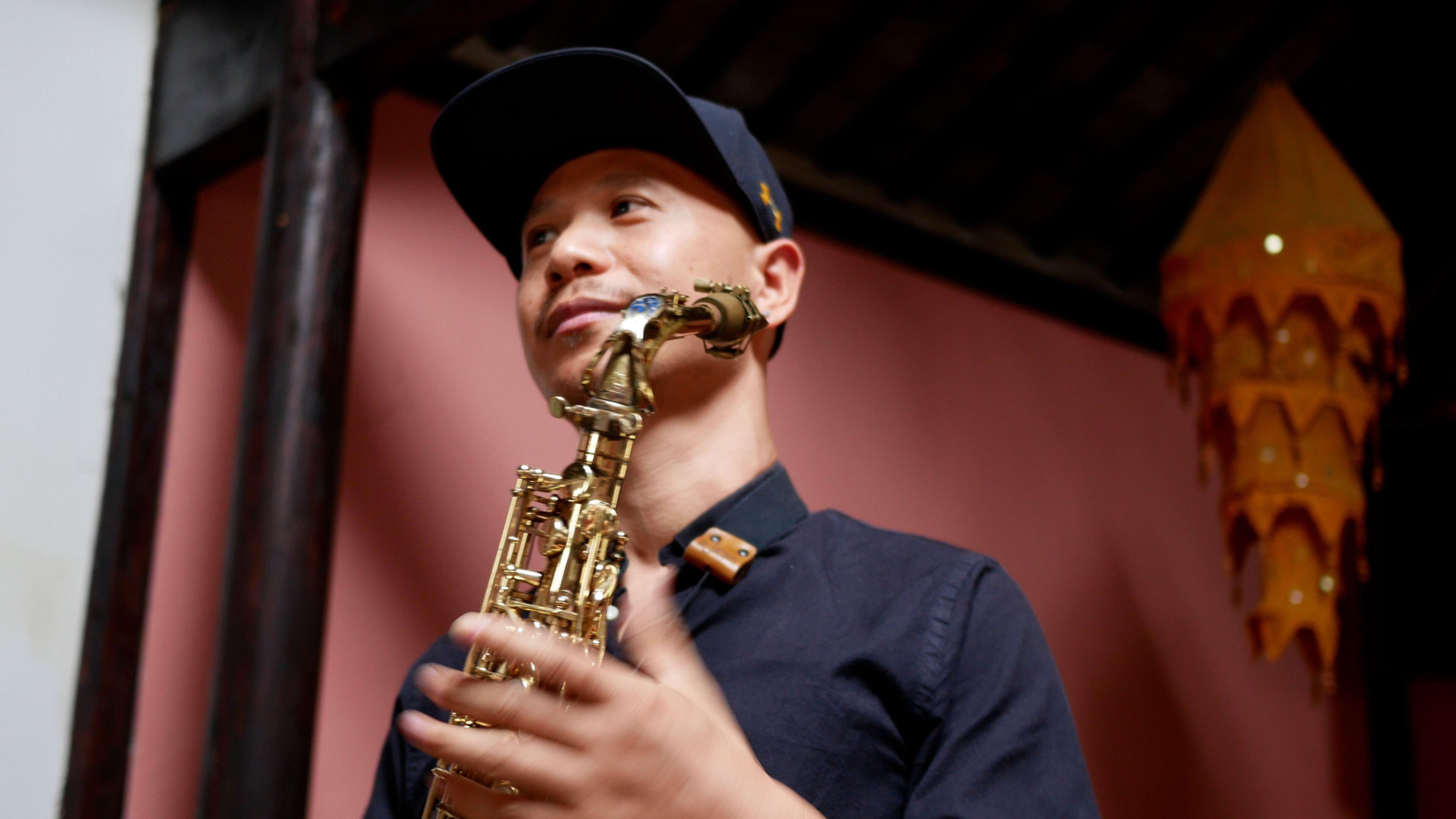 Promotional graphic for So Near So Far (Li Tieqiao: Alto Saxophone, Dag Erik Knedal Andersen: Drums)